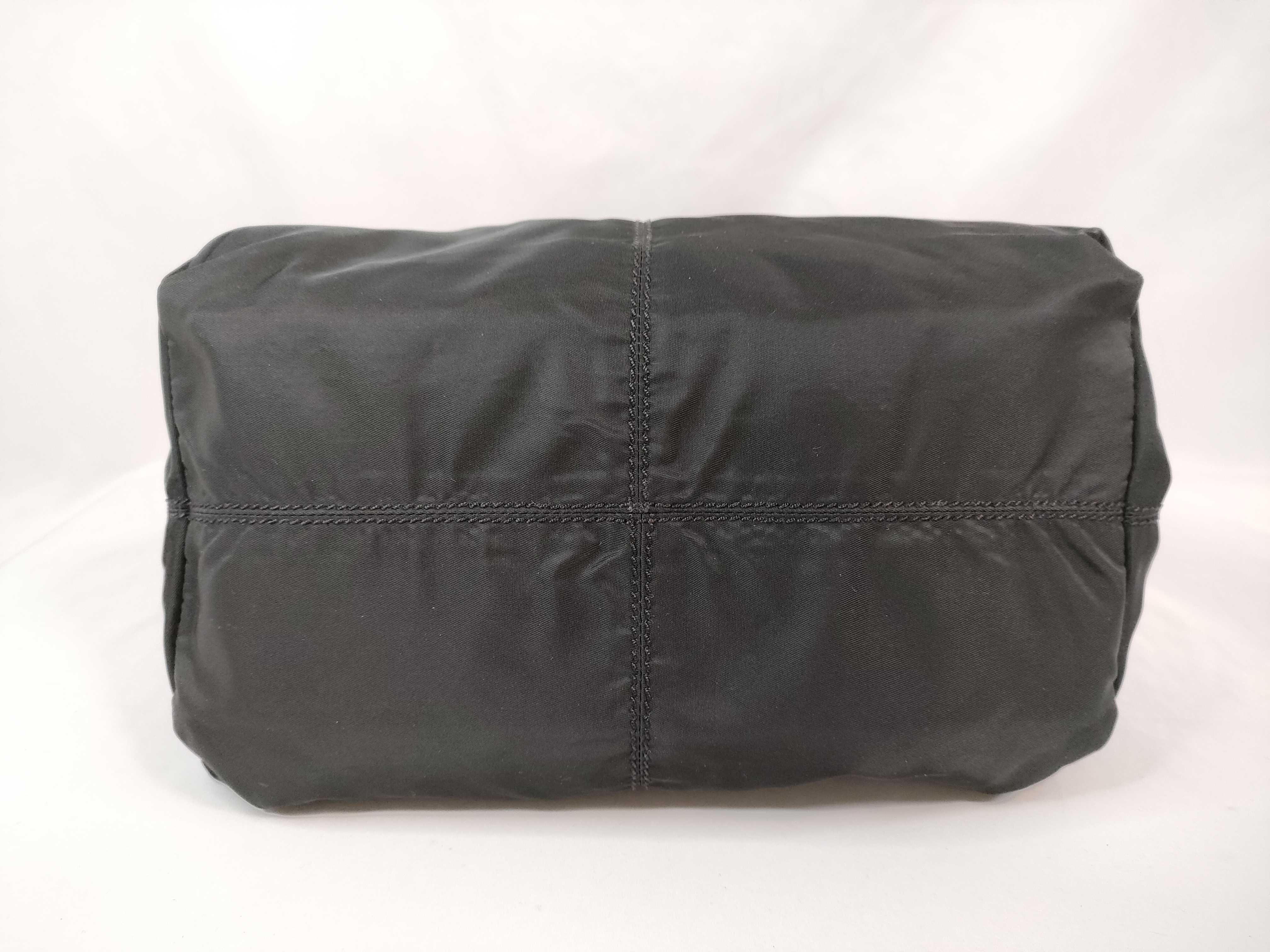 Nylon Shoulder Bag Leather Nylon Silver Shoulder Bag — view 8