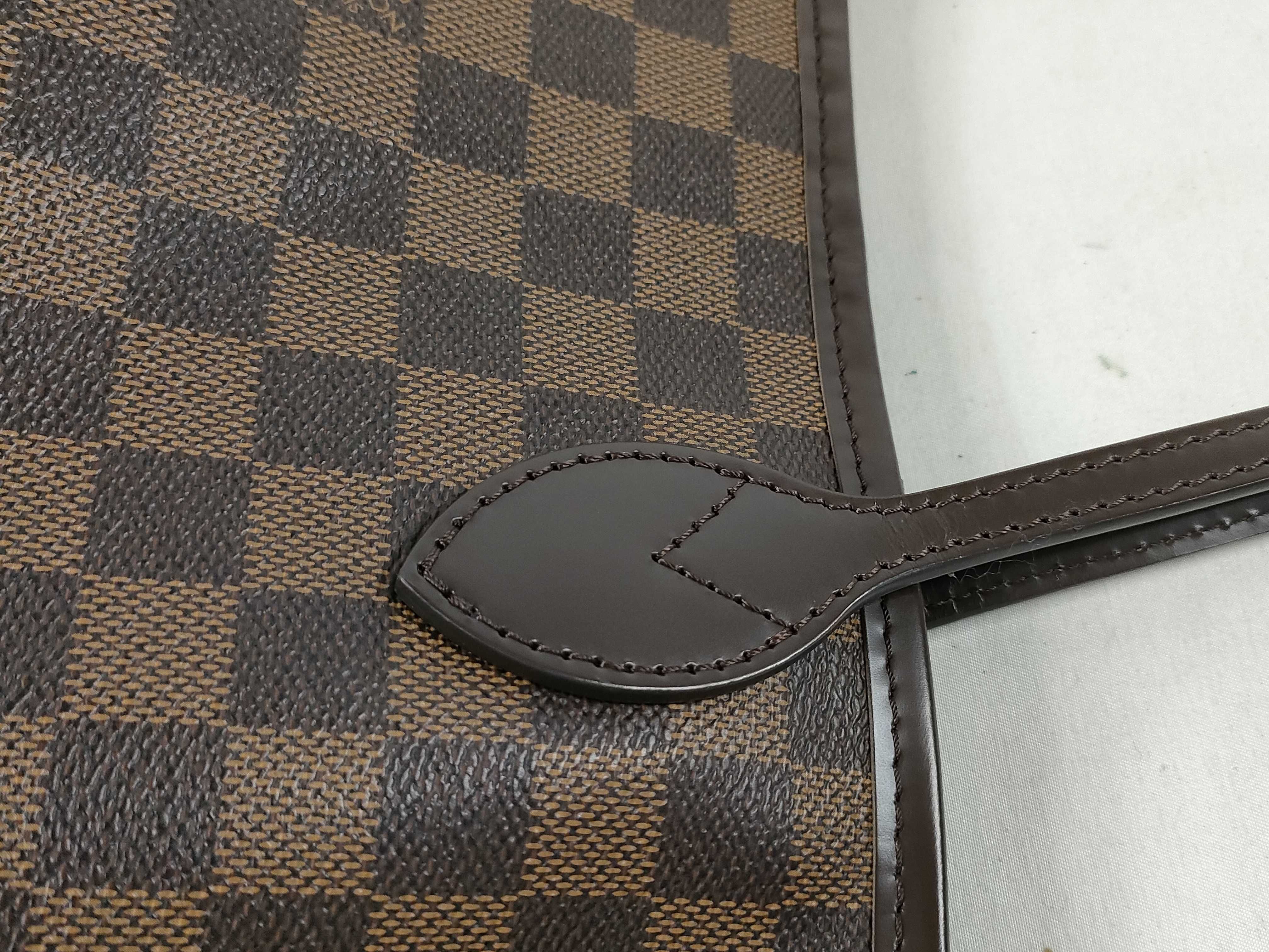 Damier LV Damier Neverfull MM N41603 AR4107 Tote Bag — view 5