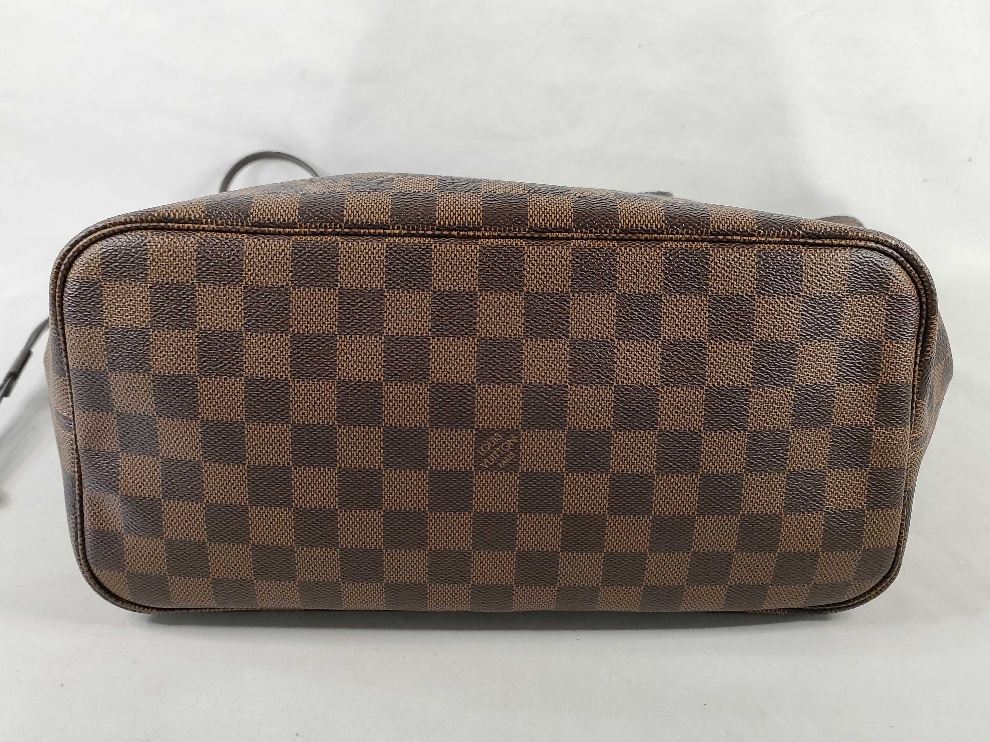 Damier LV Damier Neverfull MM N41603 AR4107 Tote Bag — view 7