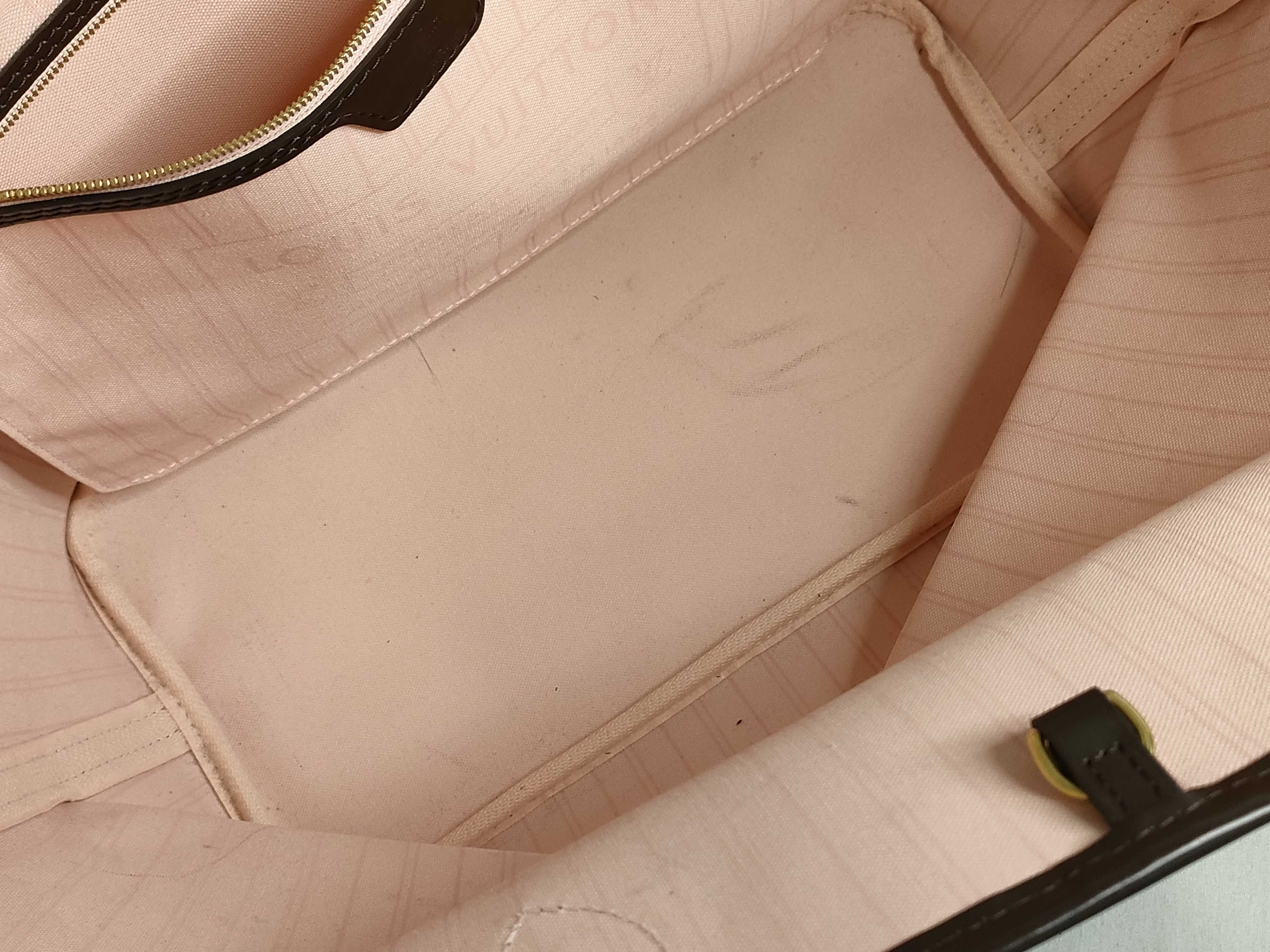 Damier LV Damier Neverfull MM N41603 AR4107 Tote Bag — view 9
