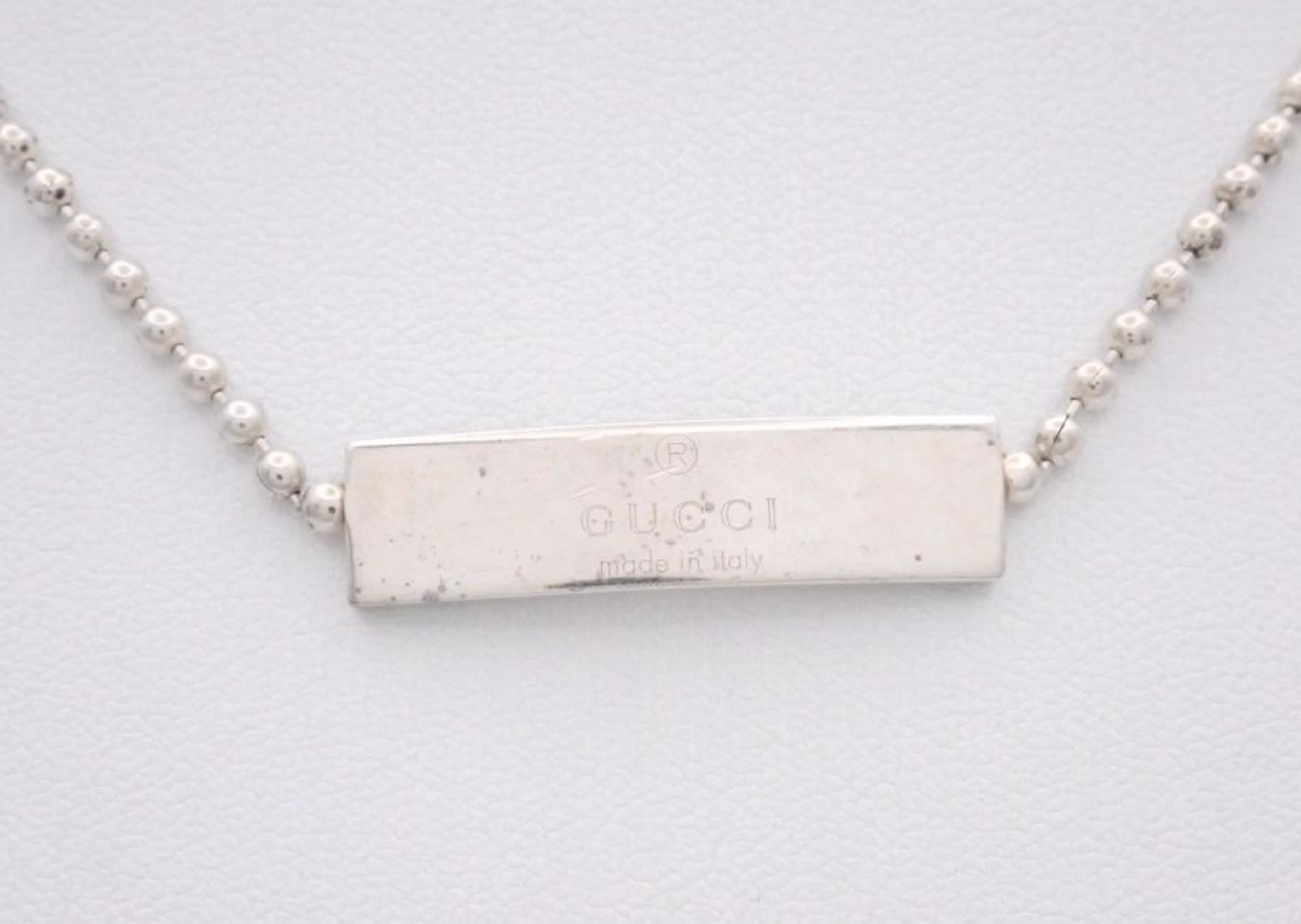 necklace, 925 sterling silver, 11.8g, chain approximately 36cm. — view 2
