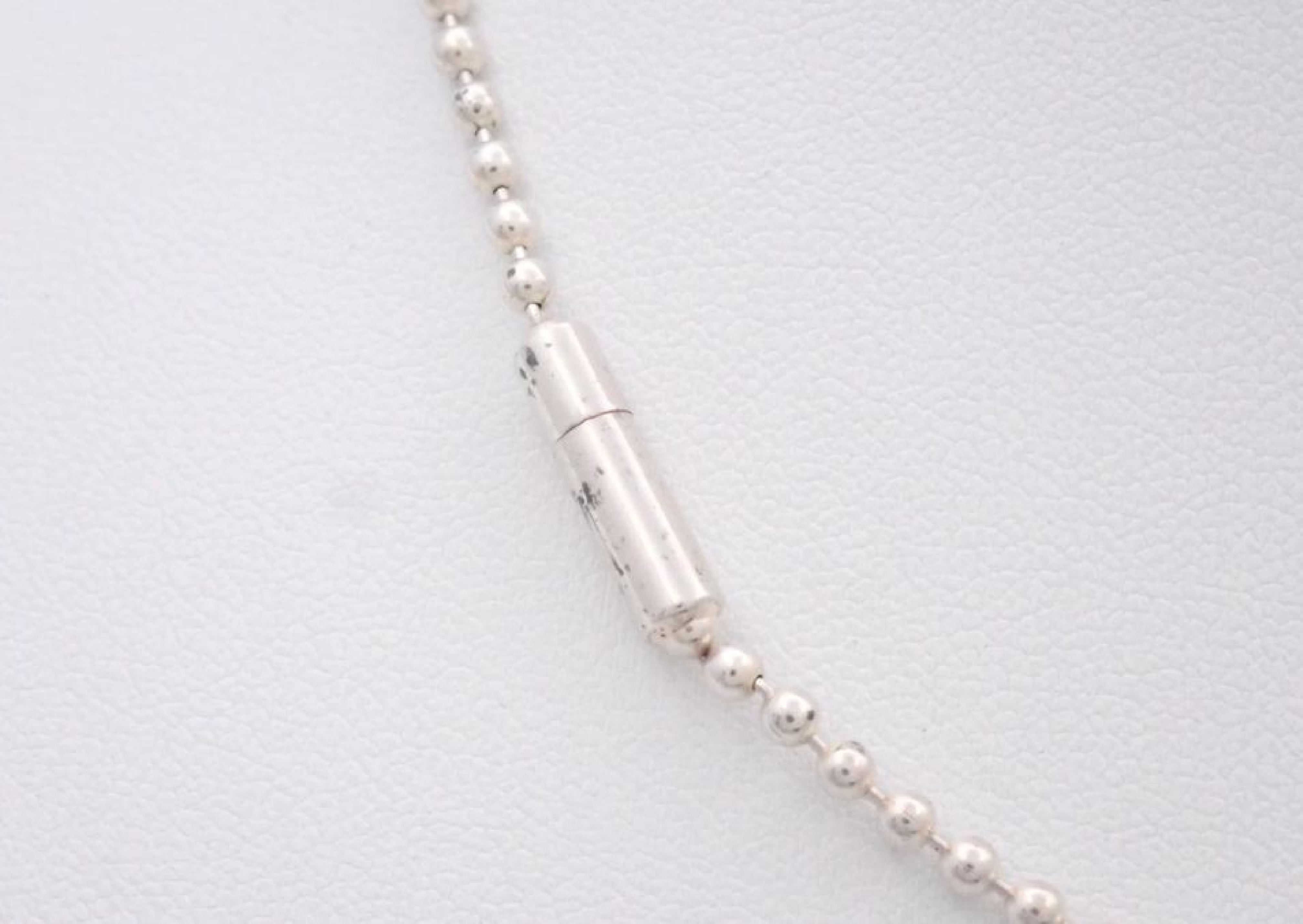 necklace, 925 sterling silver, 11.8g, chain approximately 36cm. — view 3