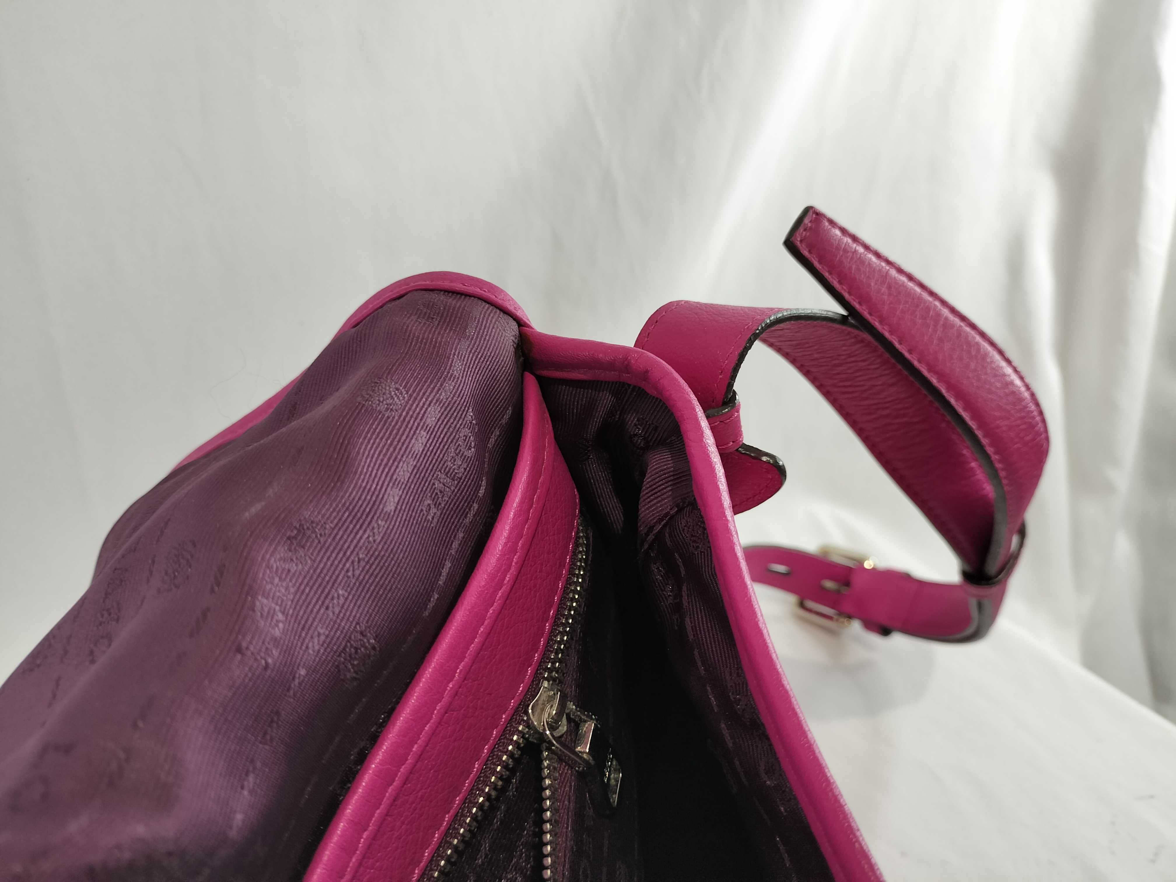 Heritage Shoulder Bag, Flap Leather, Pink Shoulder Bag — view 13