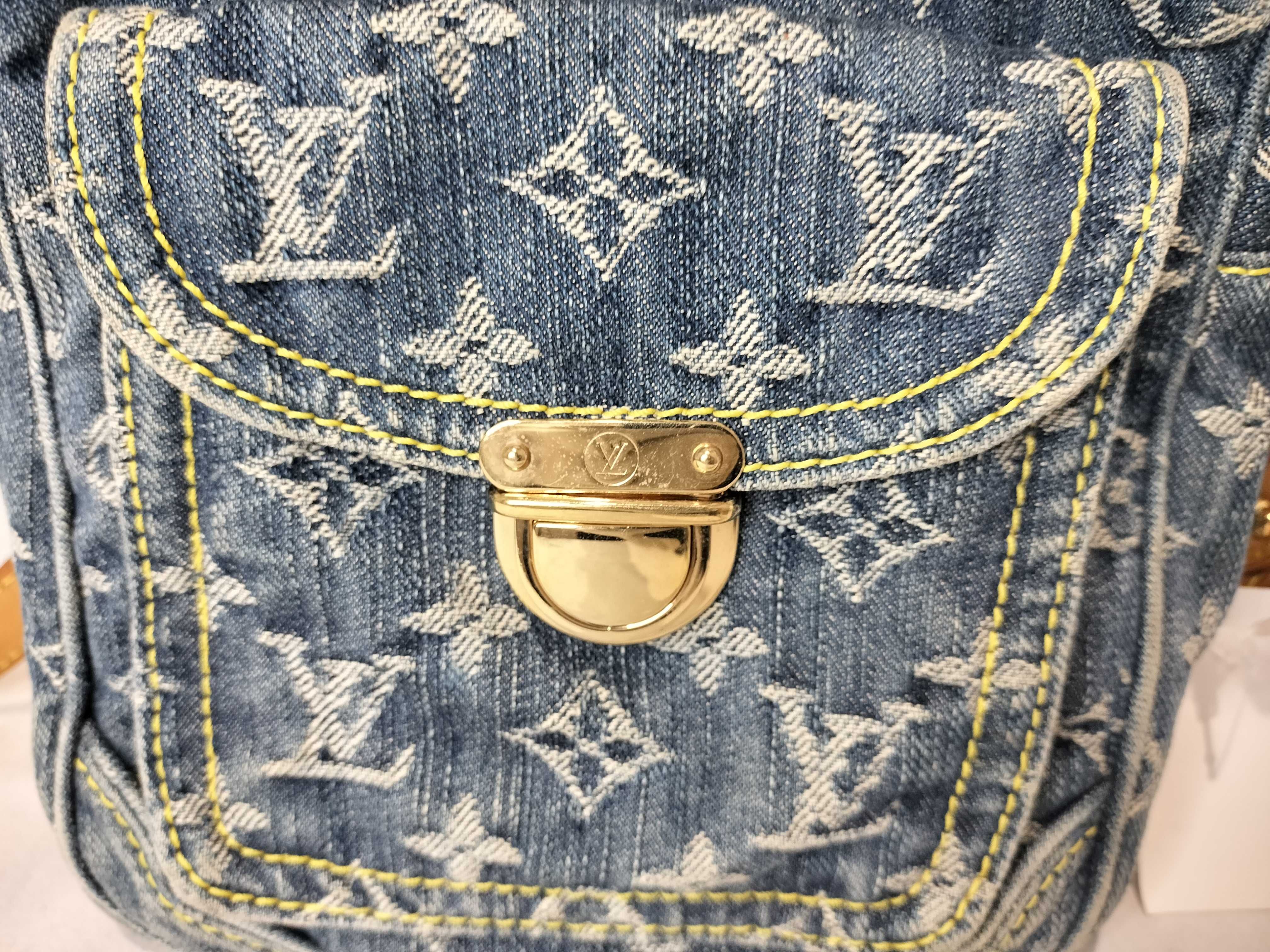 Monogram Denim M95348 Camera Bag Shoulder Bag — view 2