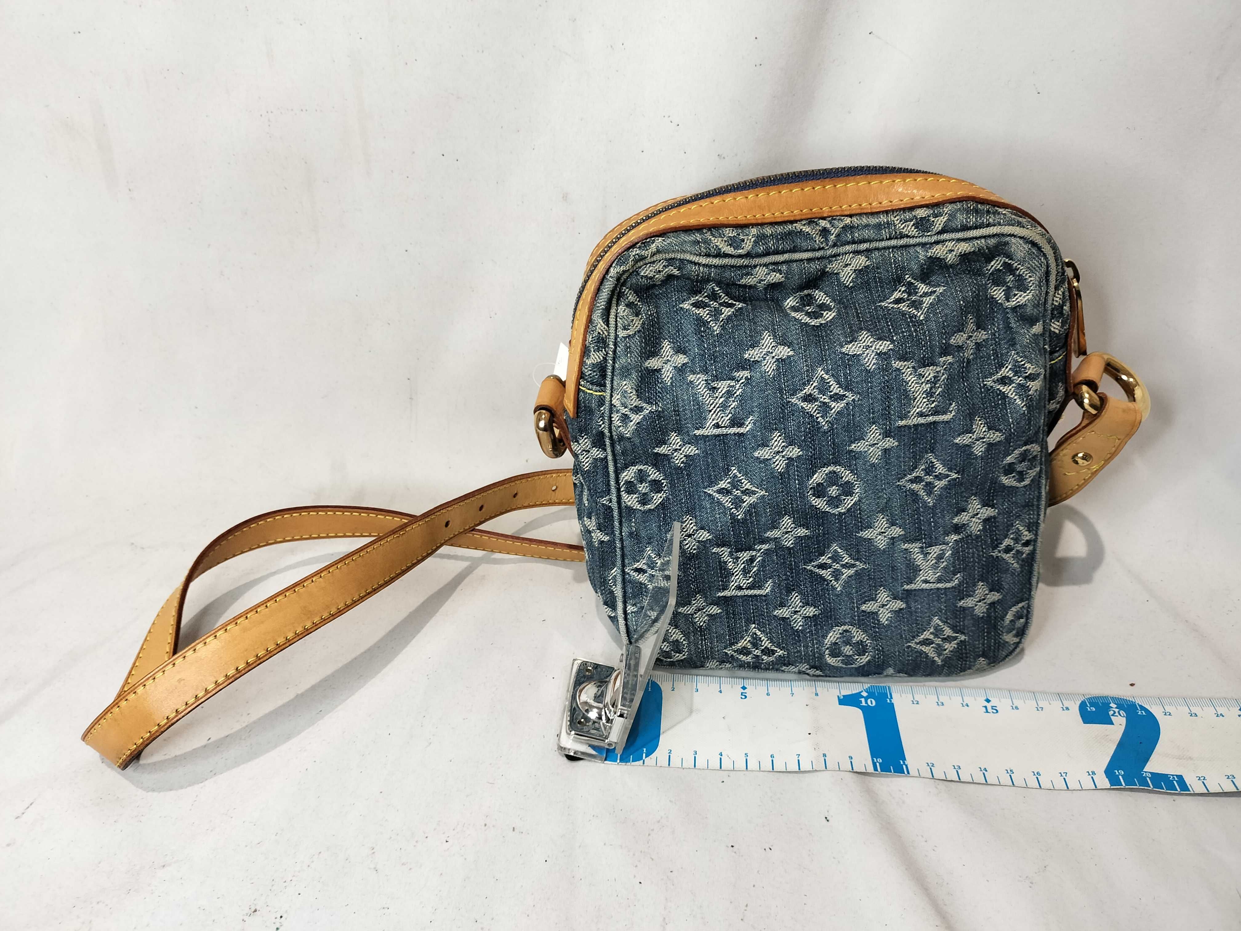 Monogram Denim M95348 Camera Bag Shoulder Bag — view 3