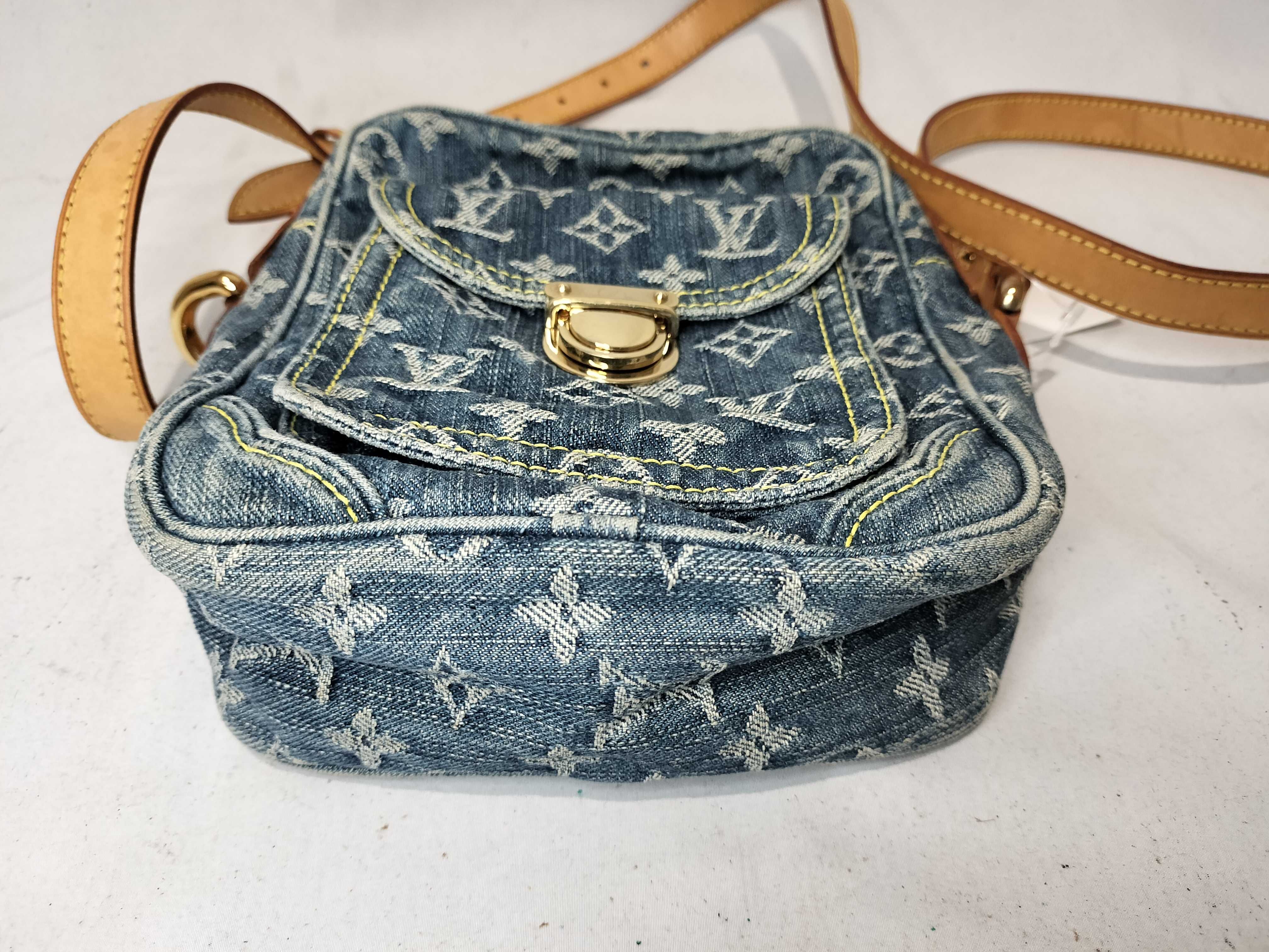 Monogram Denim M95348 Camera Bag Shoulder Bag — view 7