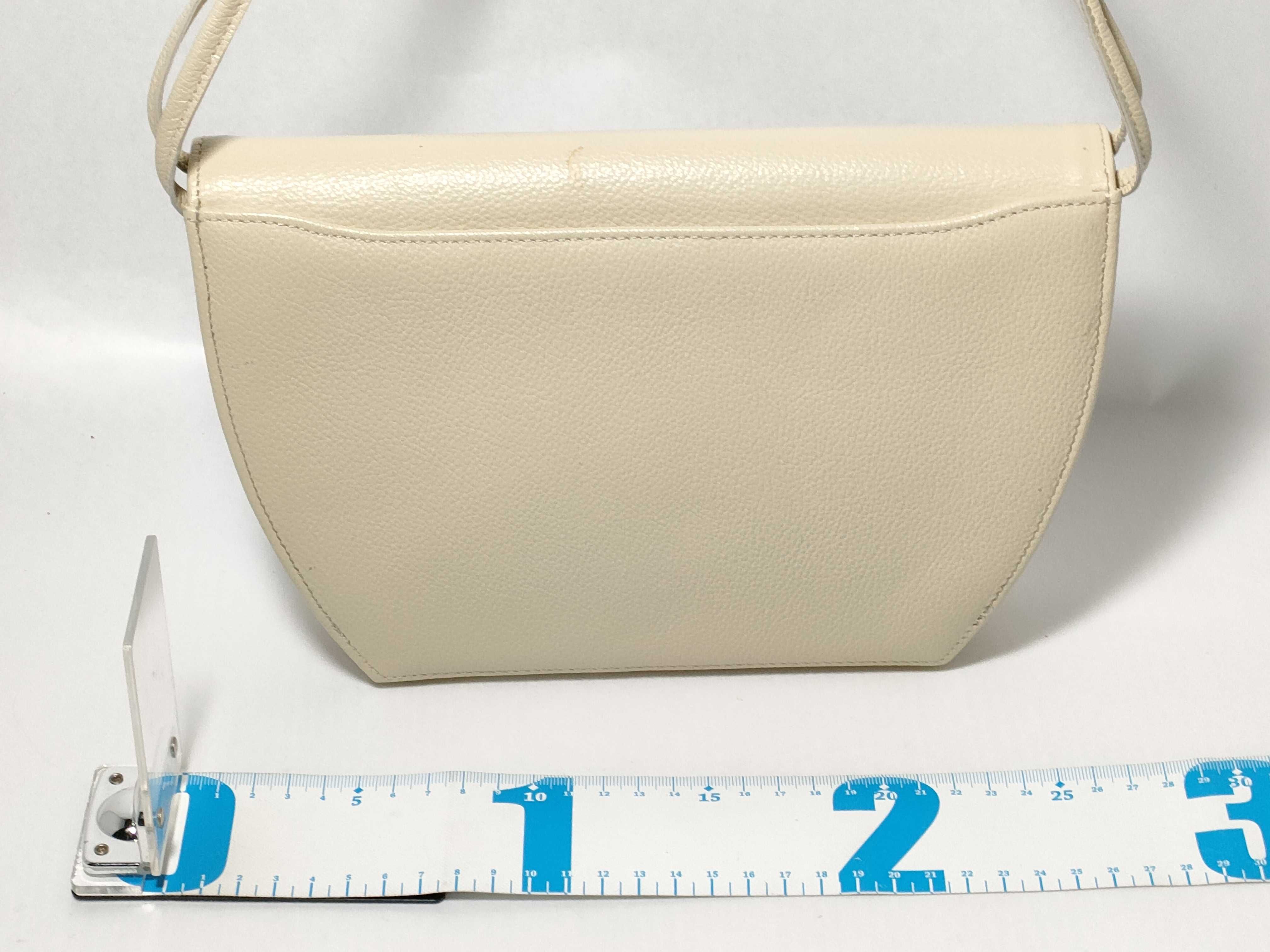 Leather Triangle Logo Shoulder Bag — view 2