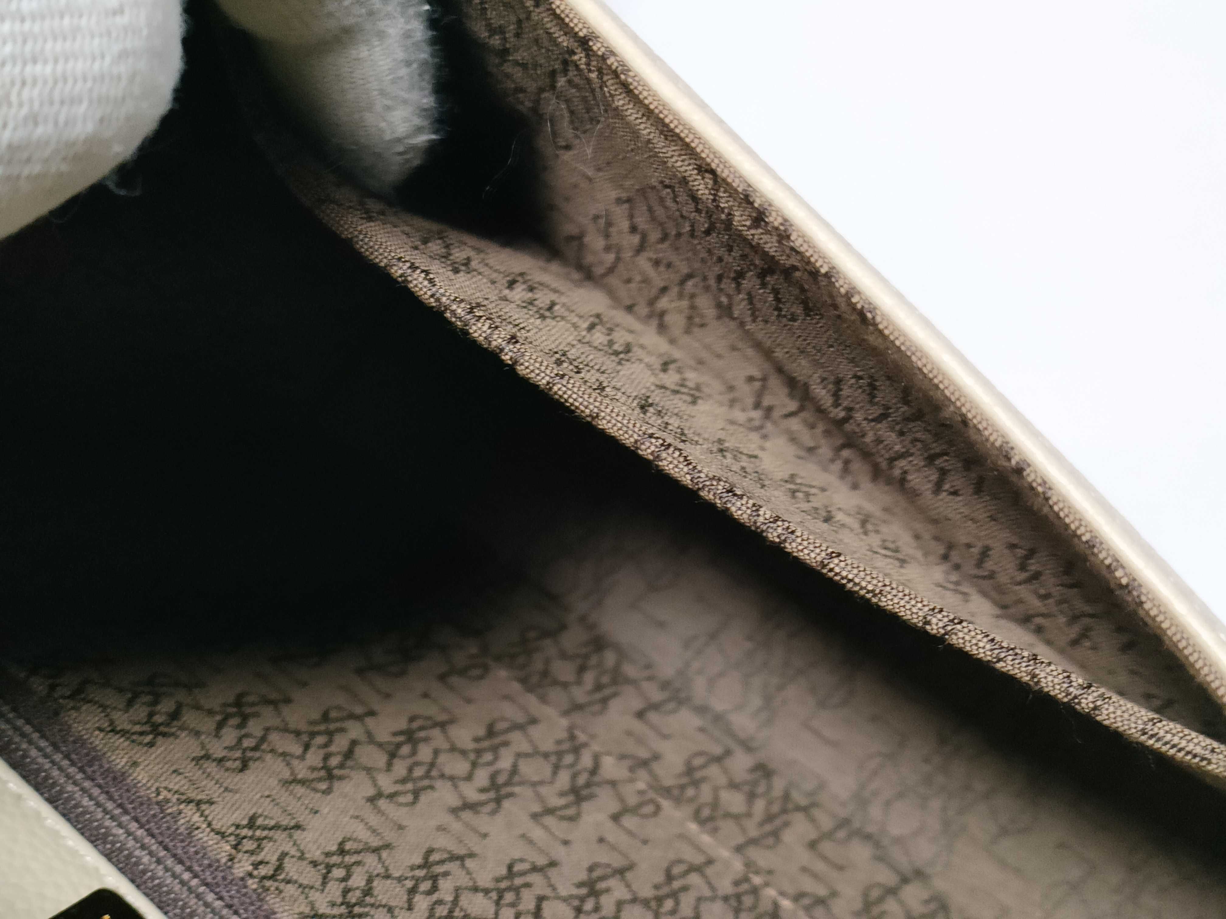 Leather Triangle Logo Shoulder Bag — view 15