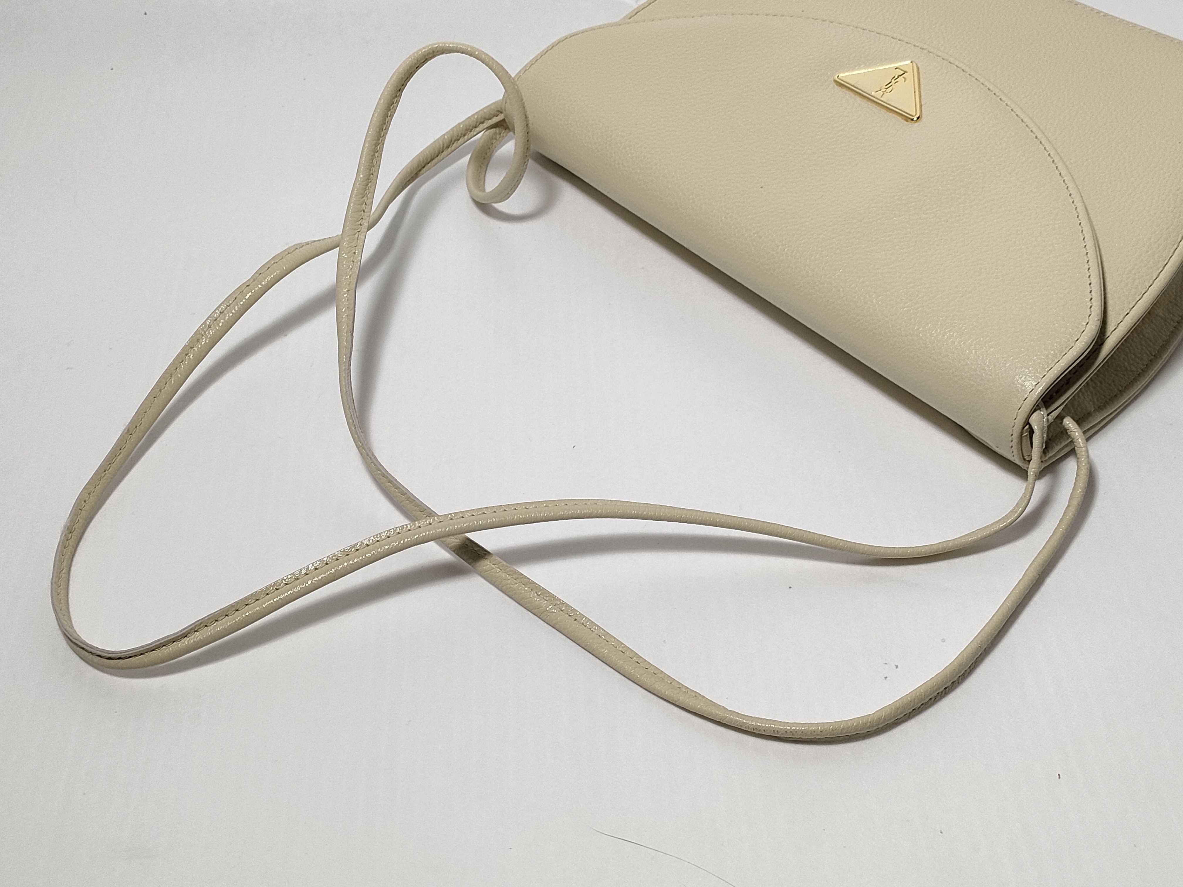 Leather Triangle Logo Shoulder Bag — view 3