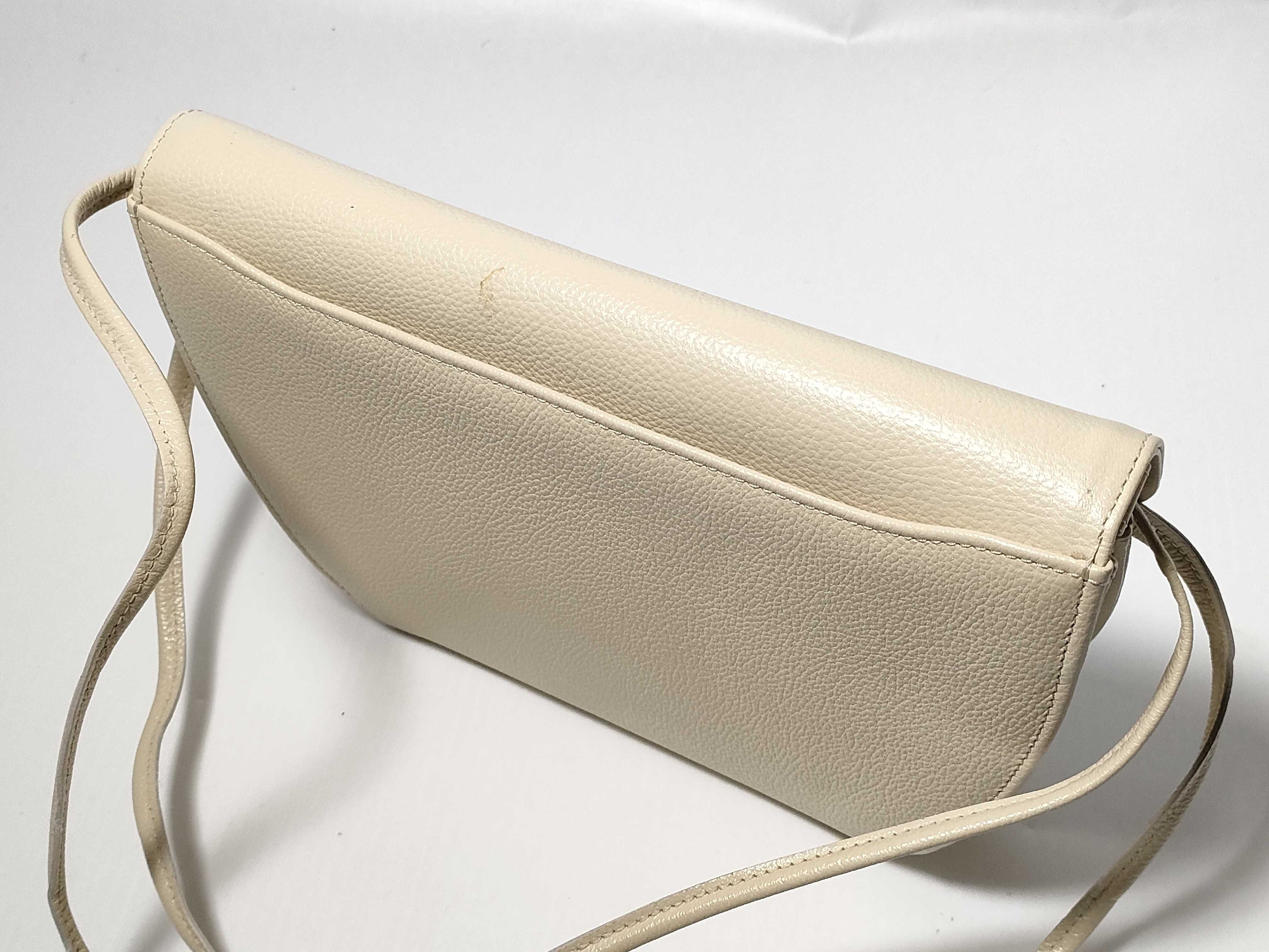 Leather Triangle Logo Shoulder Bag — view 7