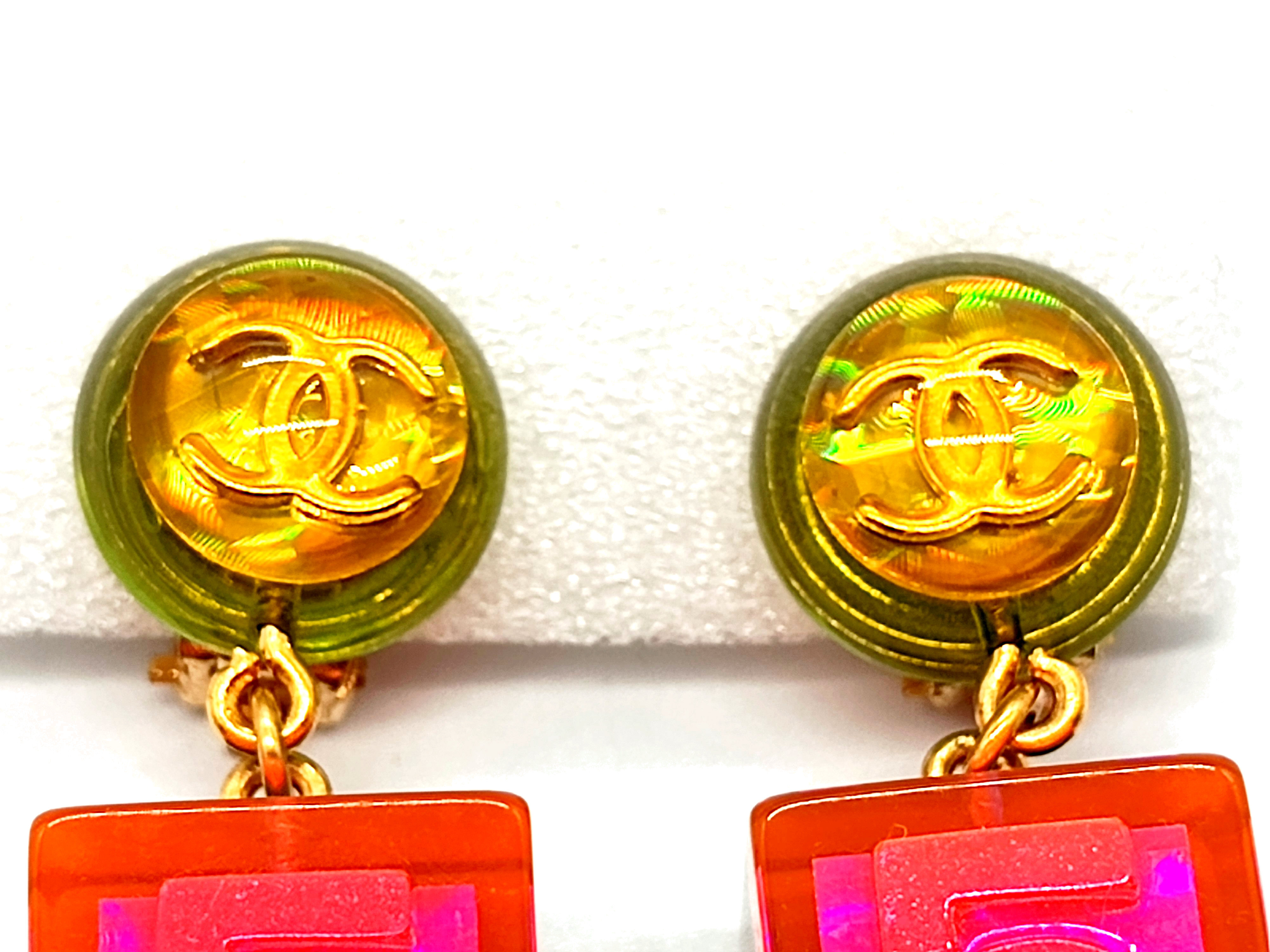 Coco Mark Aurora Cube Swing Earrings 97P Earrings — view 3
