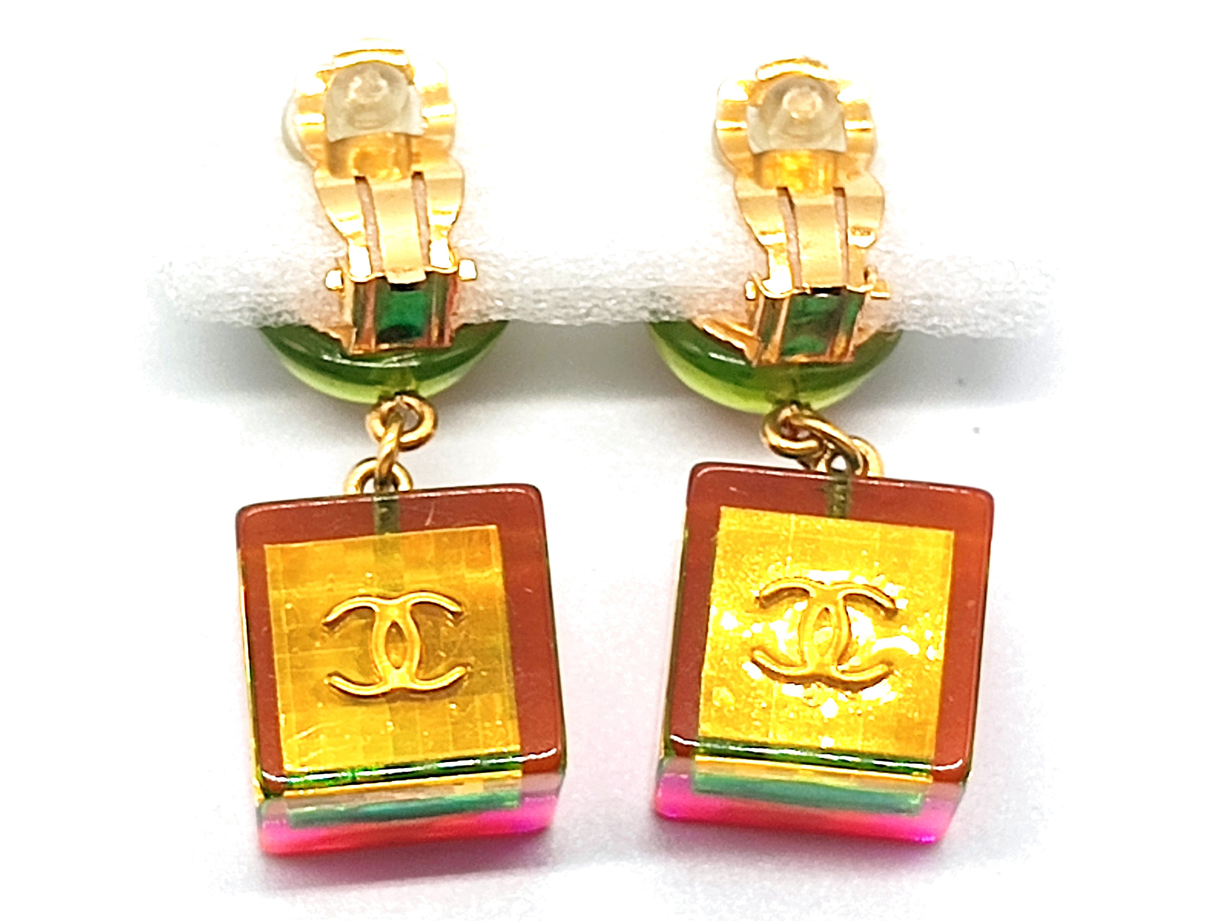 Coco Mark Aurora Cube Swing Earrings 97P Earrings — view 5