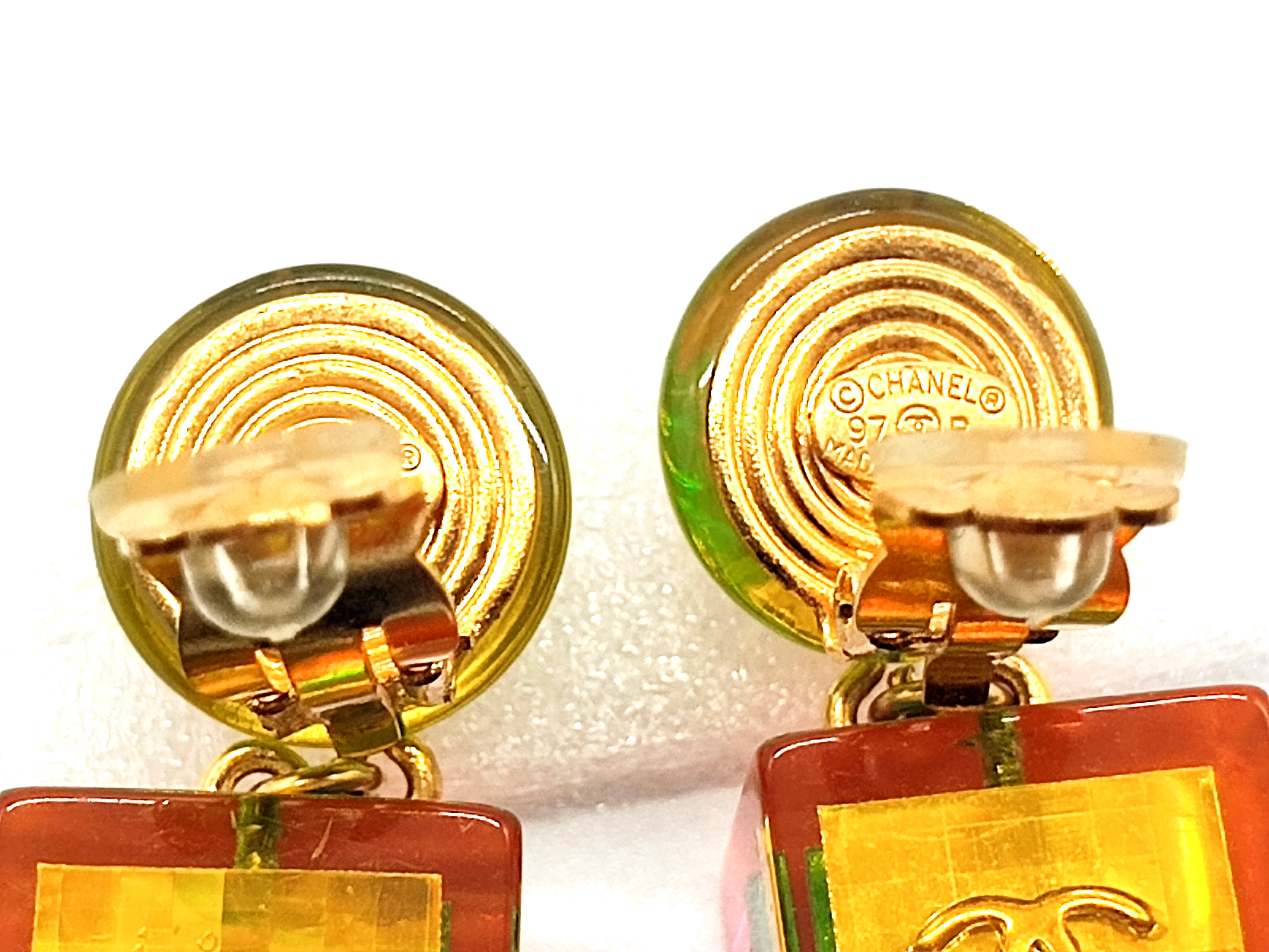 Coco Mark Aurora Cube Swing Earrings 97P Earrings — view 6