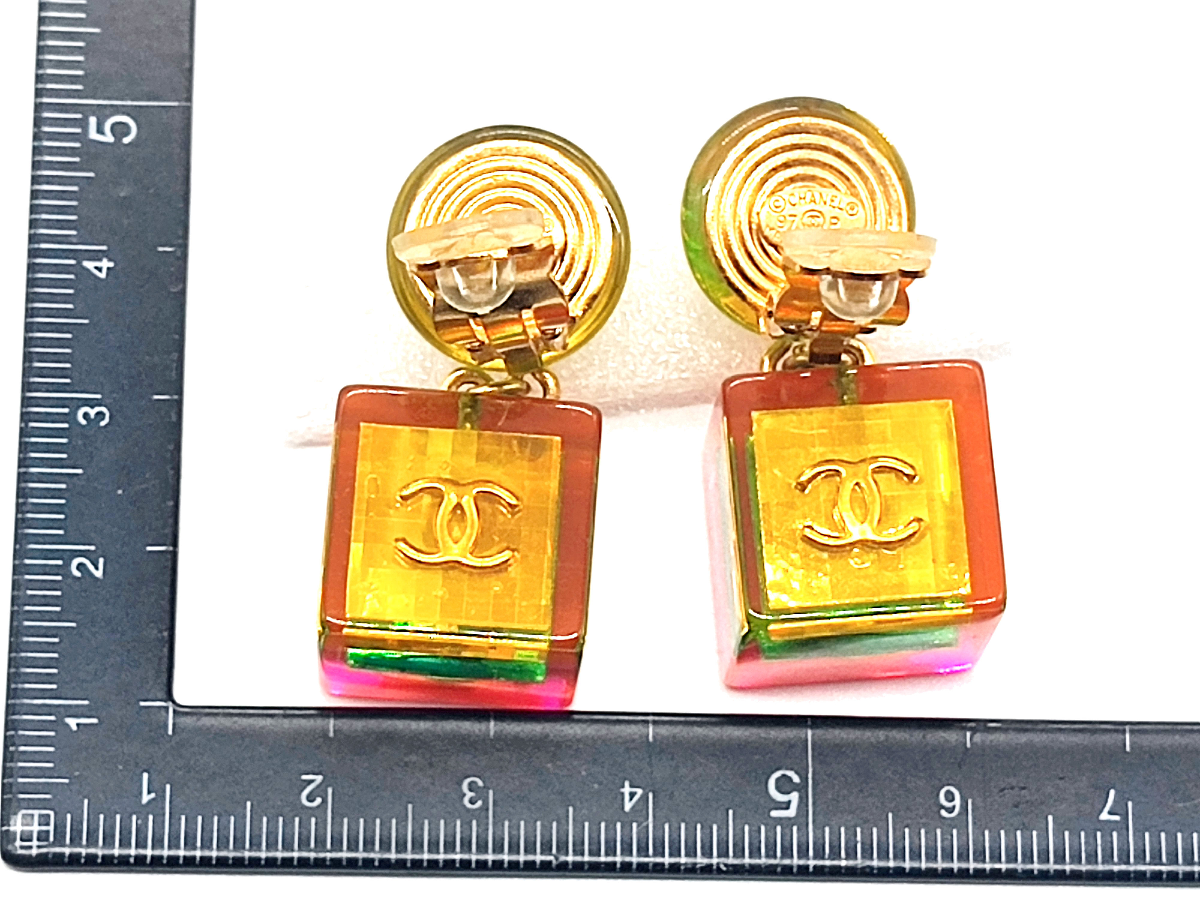 Coco Mark Aurora Cube Swing Earrings 97P Earrings — view 8