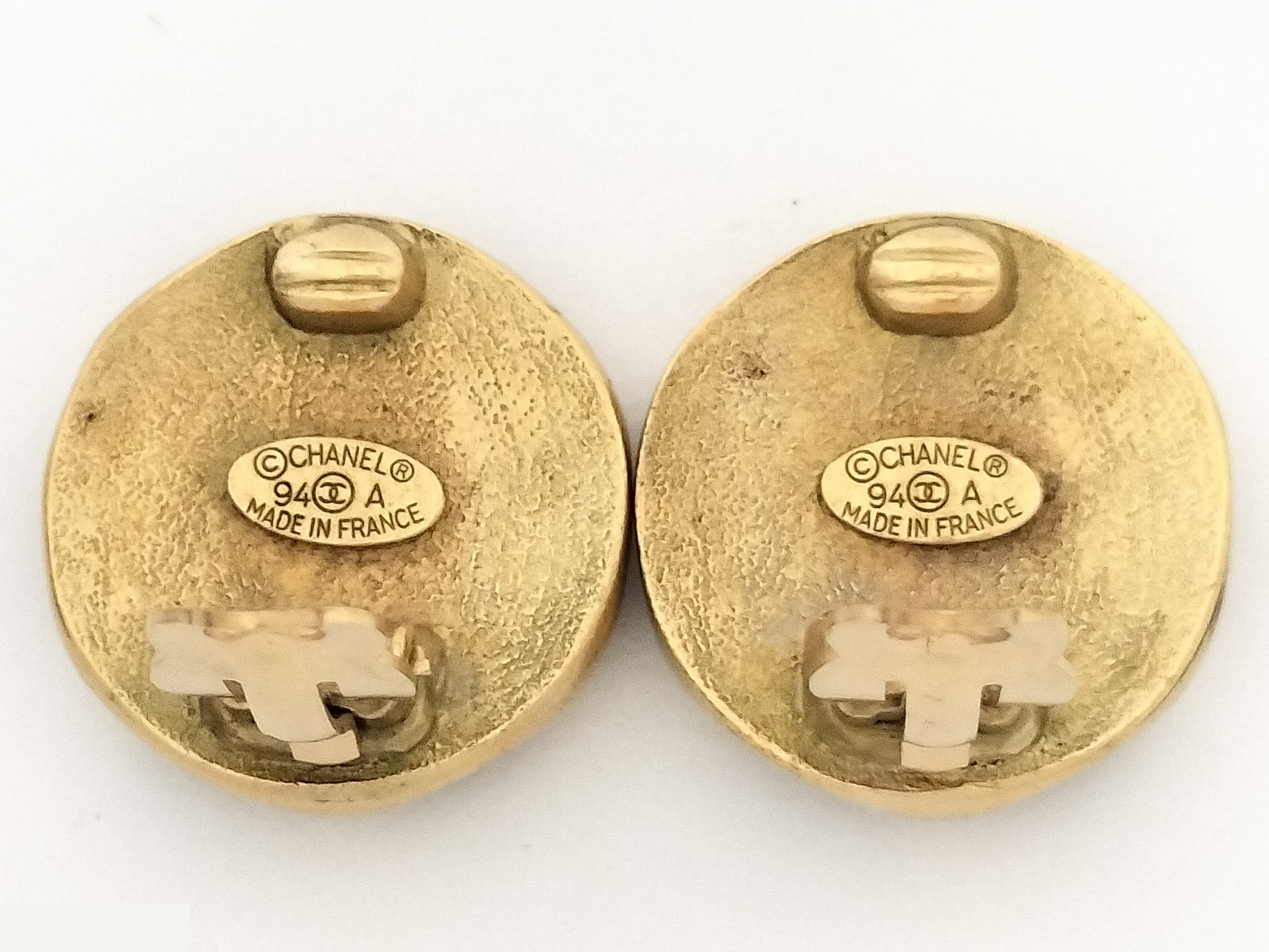 Coco Black Gold Earrings — view 2