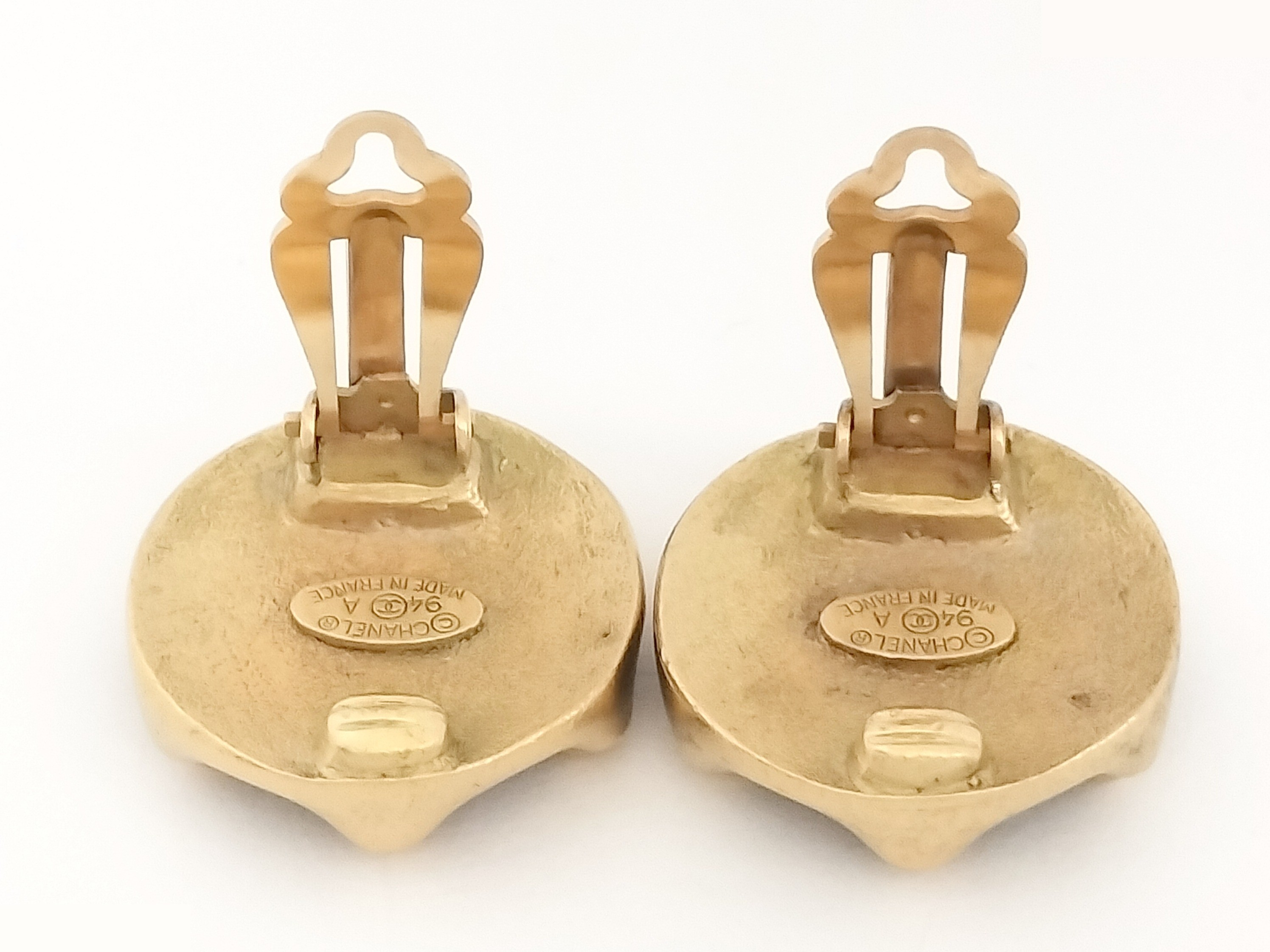 Coco Black Gold Earrings — view 3