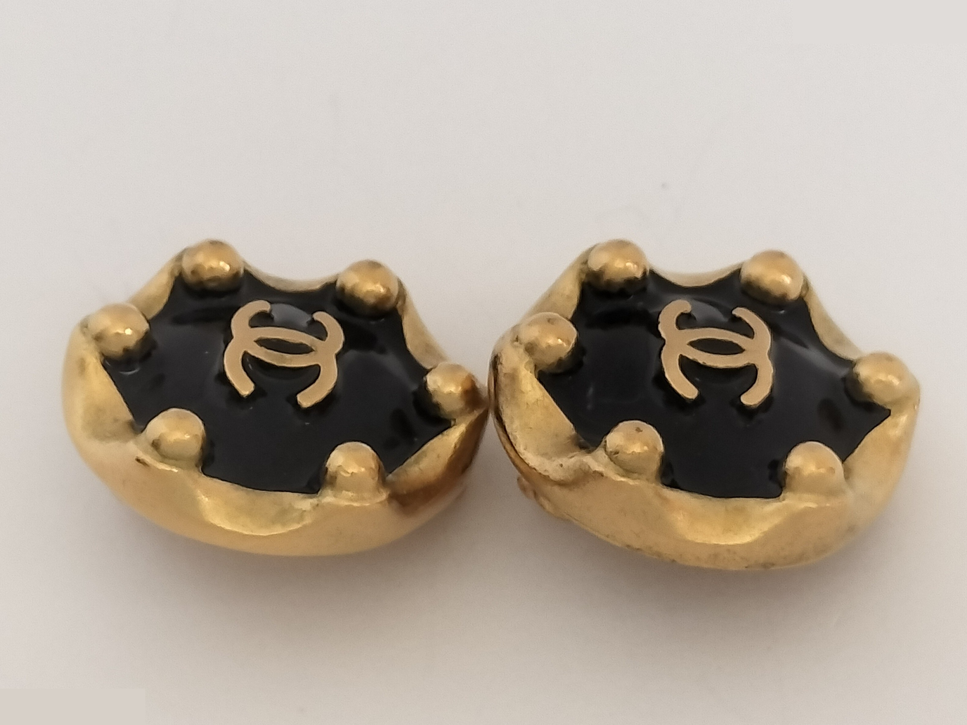 Coco Black Gold Earrings — view 5