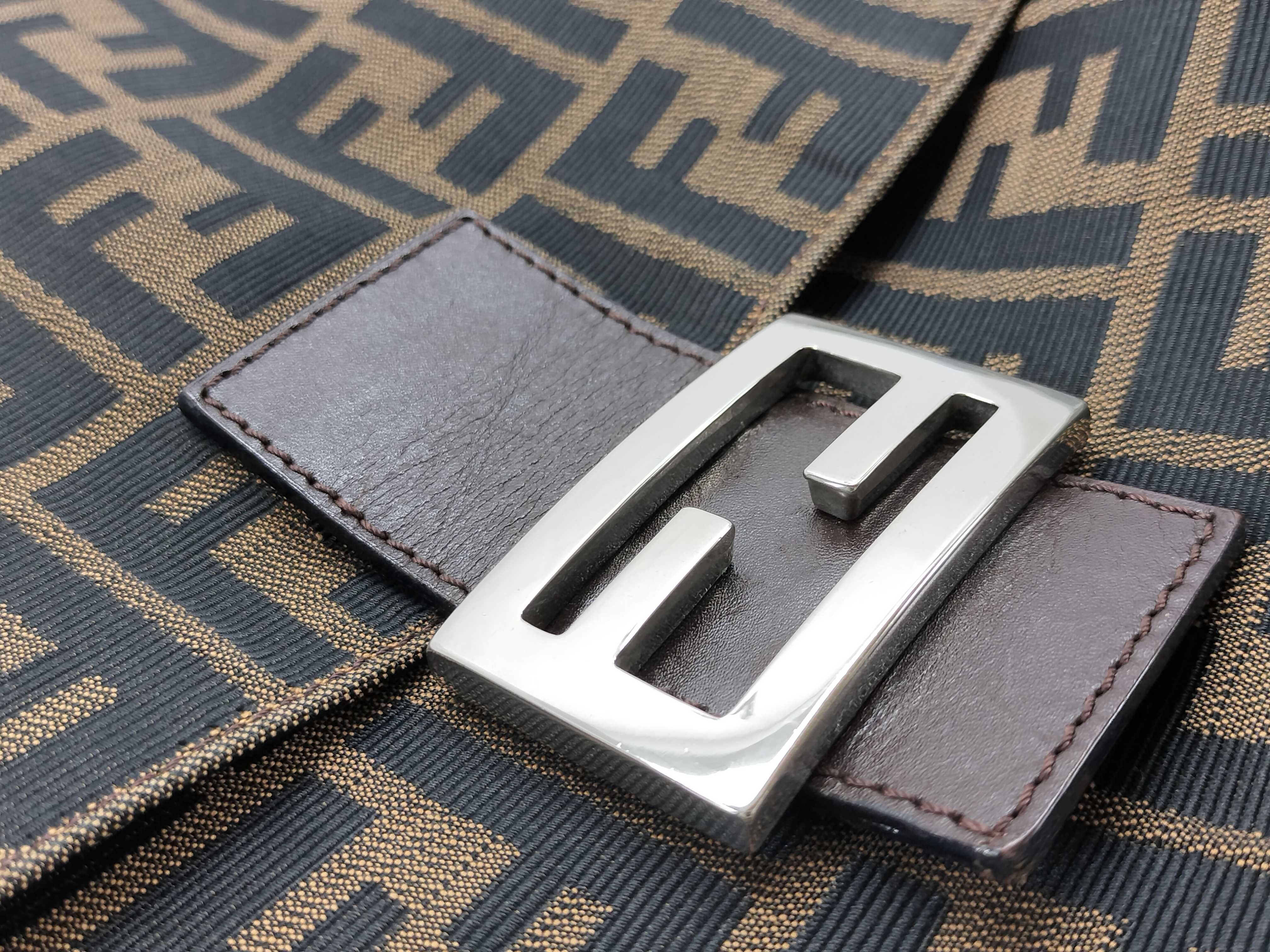 Zucca pattern Fendi Zucca Mamma Bucket Shoulder Bag — view 14