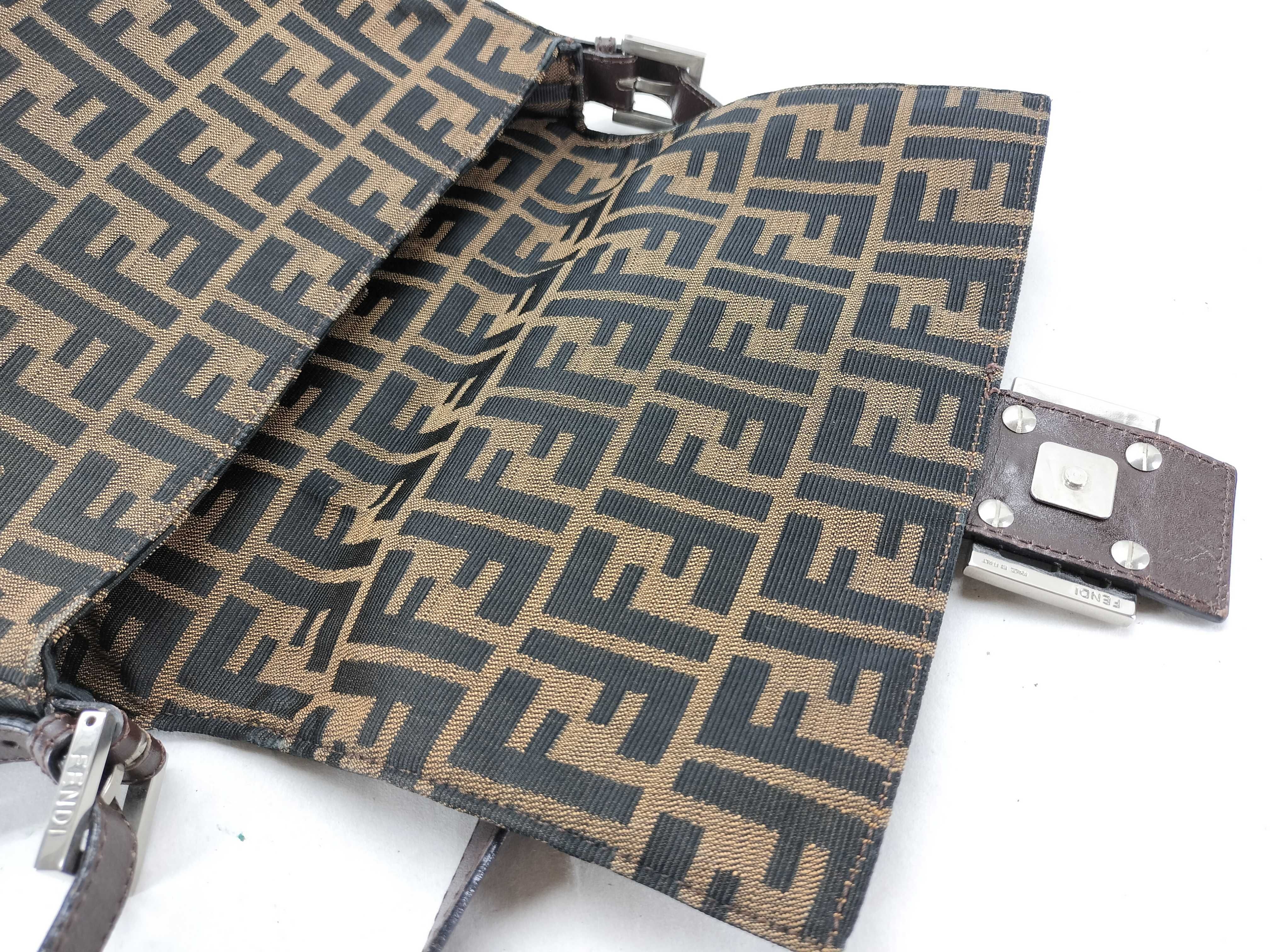 Zucca pattern Fendi Zucca Mamma Bucket Shoulder Bag — view 8