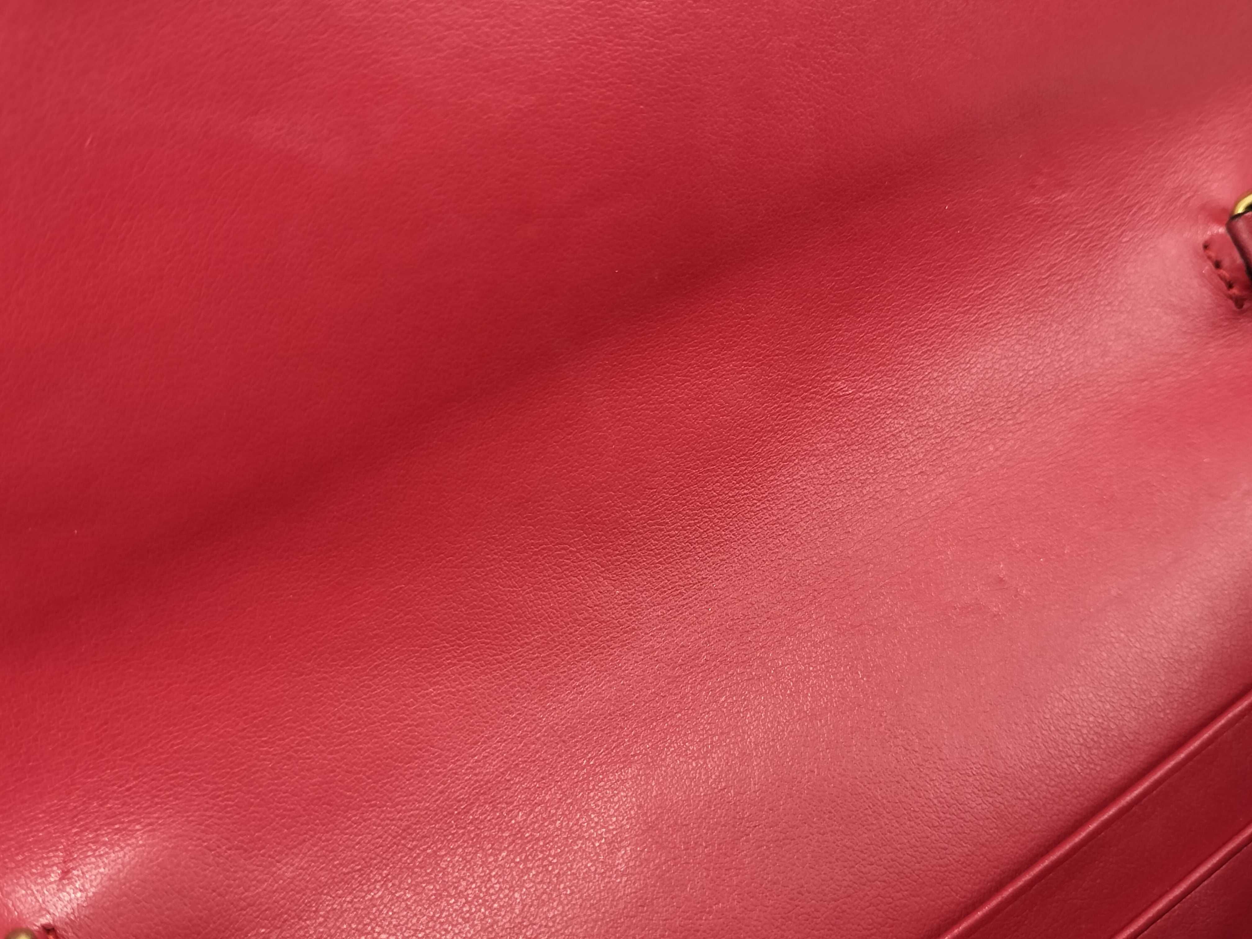 PH-GG Marmont Matelasse Red Leather Wallet Shoulder Bag — view 13