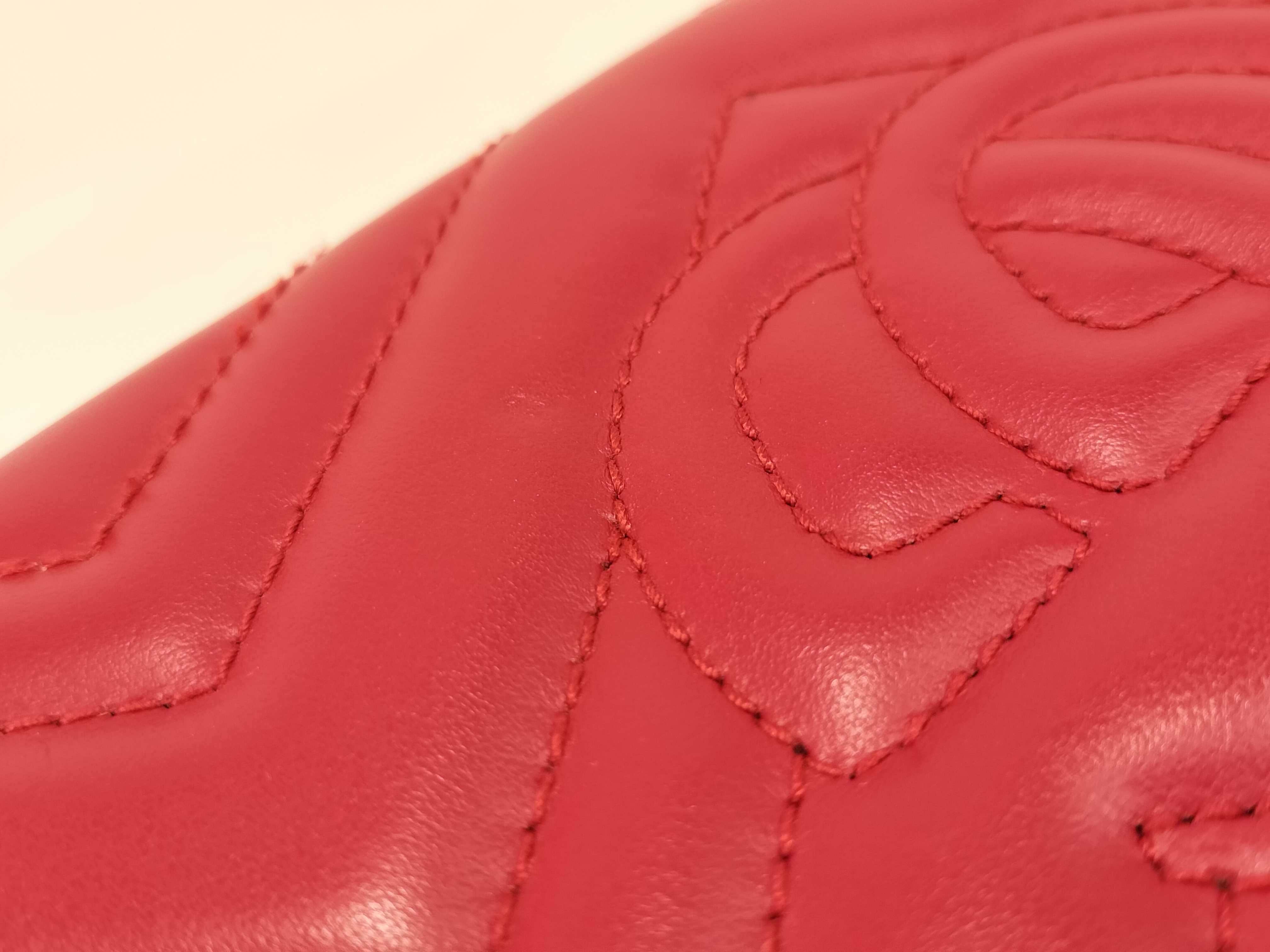 PH-GG Marmont Matelasse Red Leather Wallet Shoulder Bag — view 15
