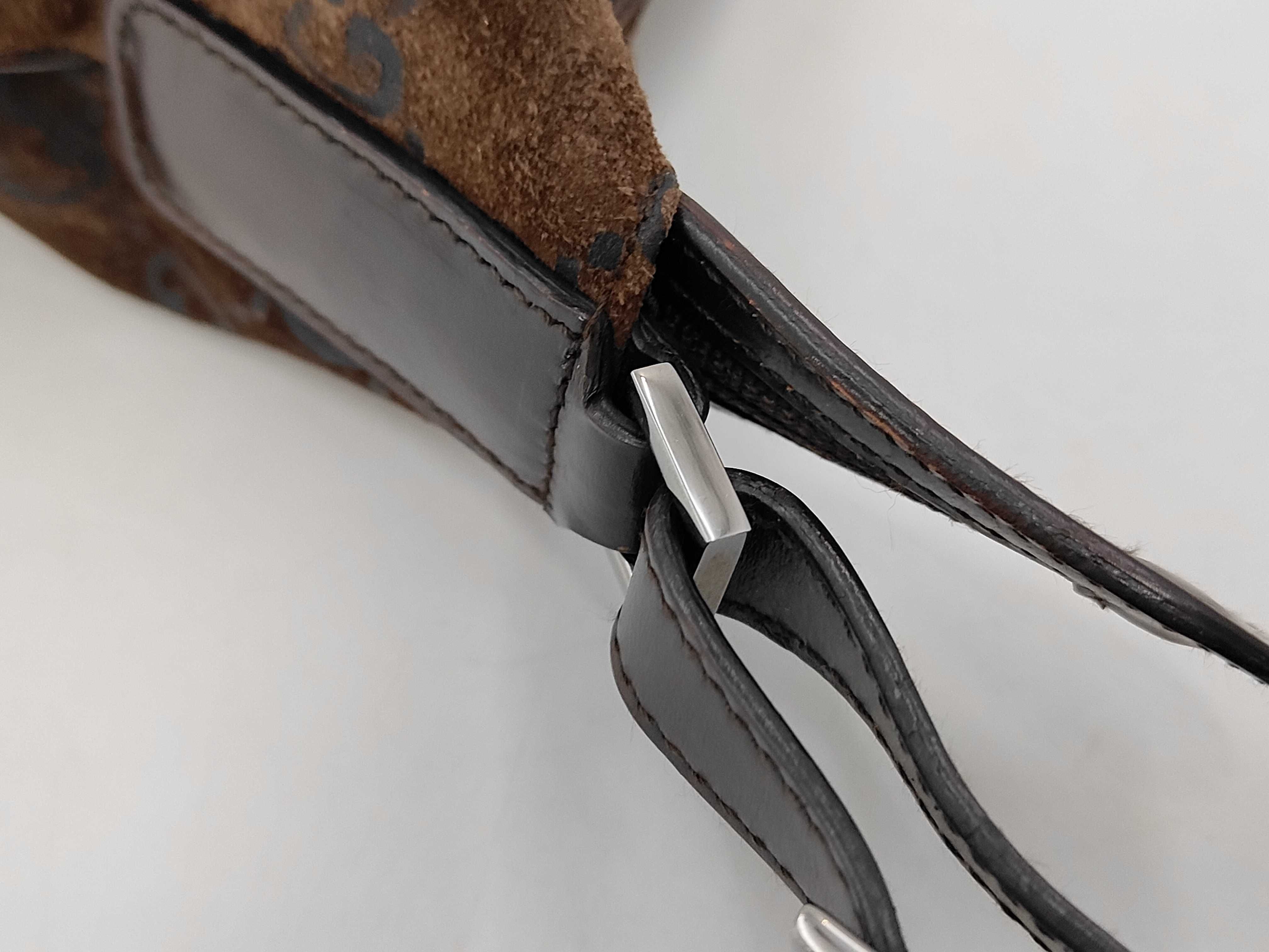 001.1206 Guccissima One-Shoulder Bag, Suede, Brown Shoulder Bag — view 5