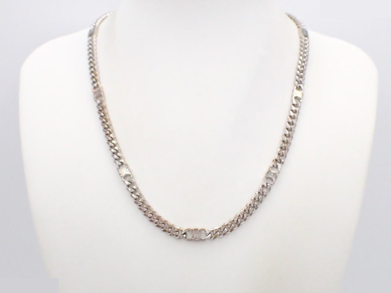 Triomphe Necklace, Silver, Small, Gourmet — view 3