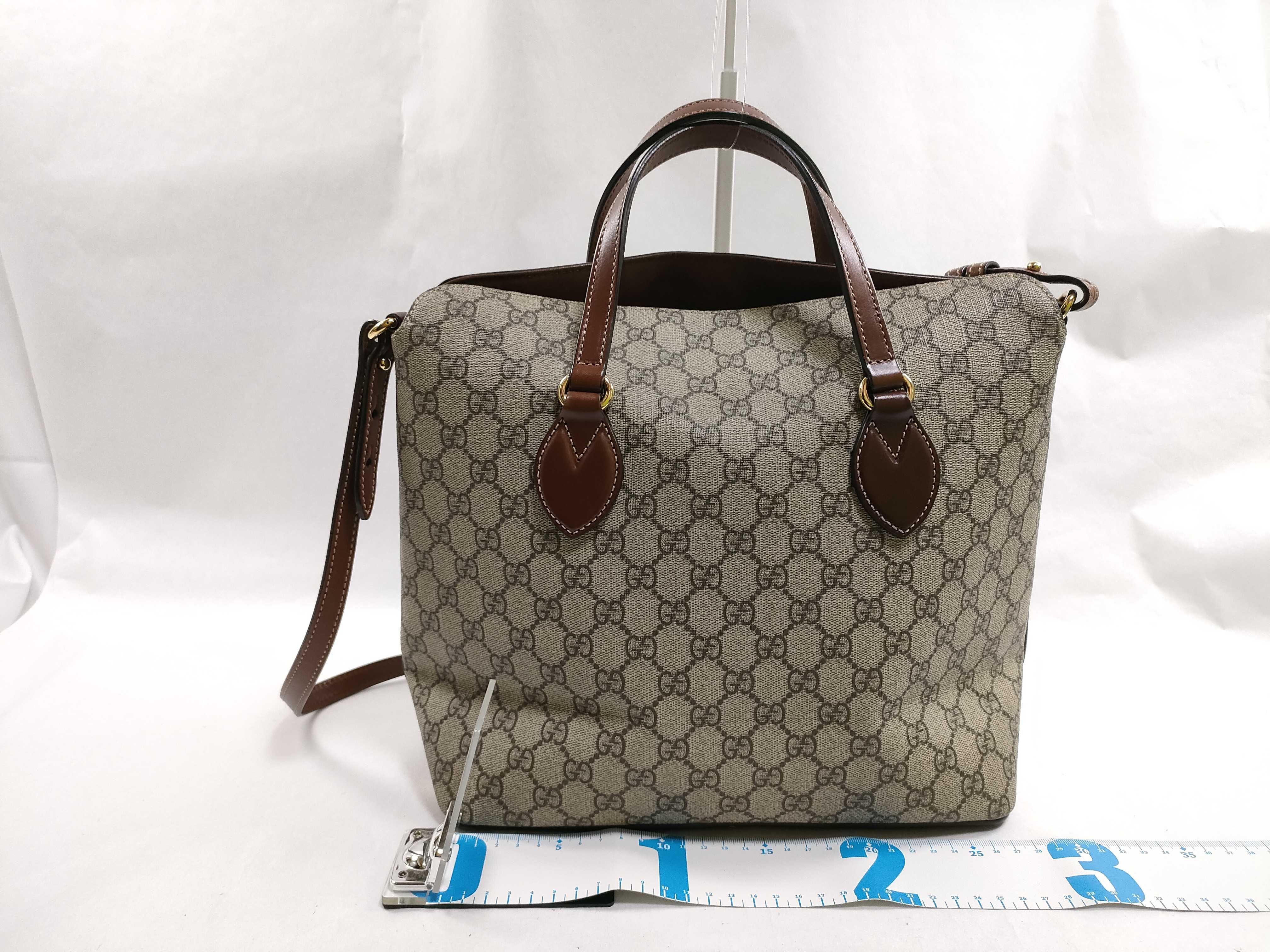 GG Supreme KR-GG Supreme Canvas Top Handle 2-Way Bag 429147 Handbag — view 2