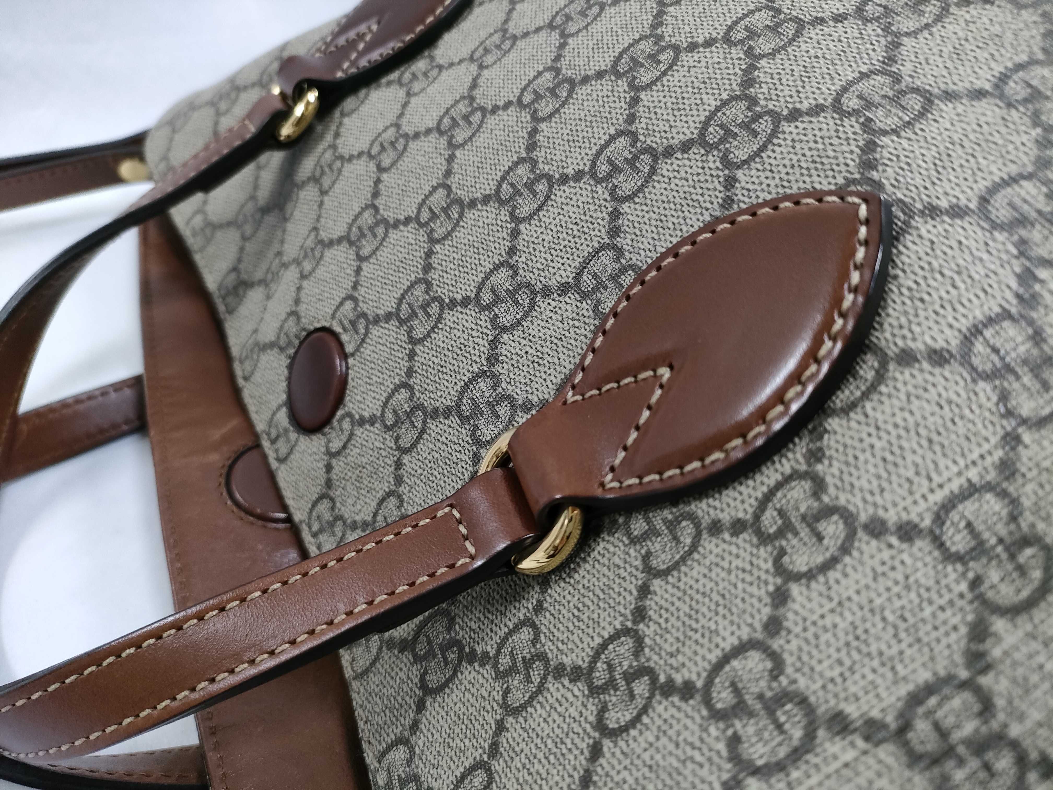 GG Supreme KR-GG Supreme Canvas Top Handle 2-Way Bag 429147 Handbag — view 6