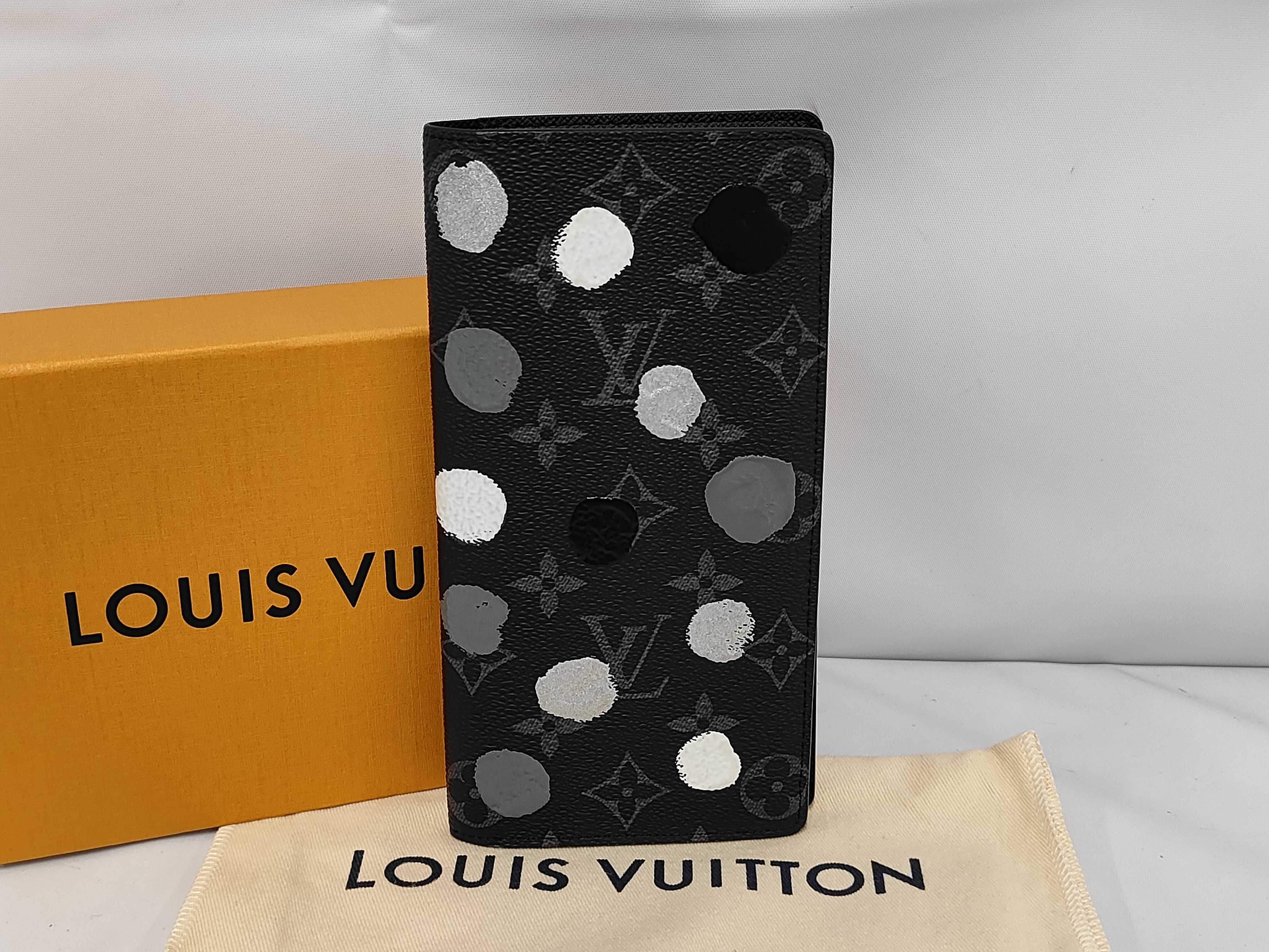 Monogram Eclipse Portefeuille Brazza Yayoi Kusama M81932 Wallet