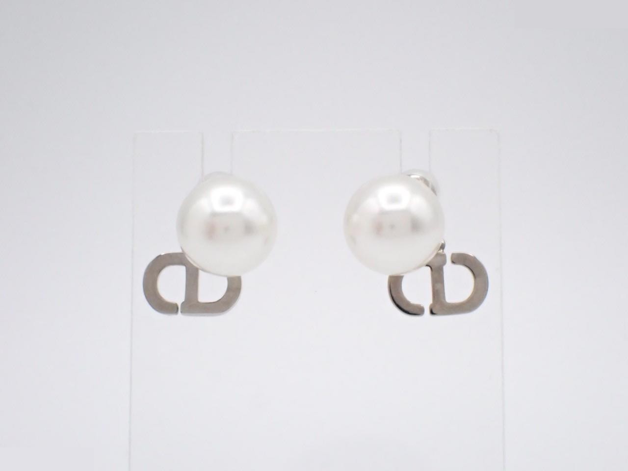 Silver earrings — view 2