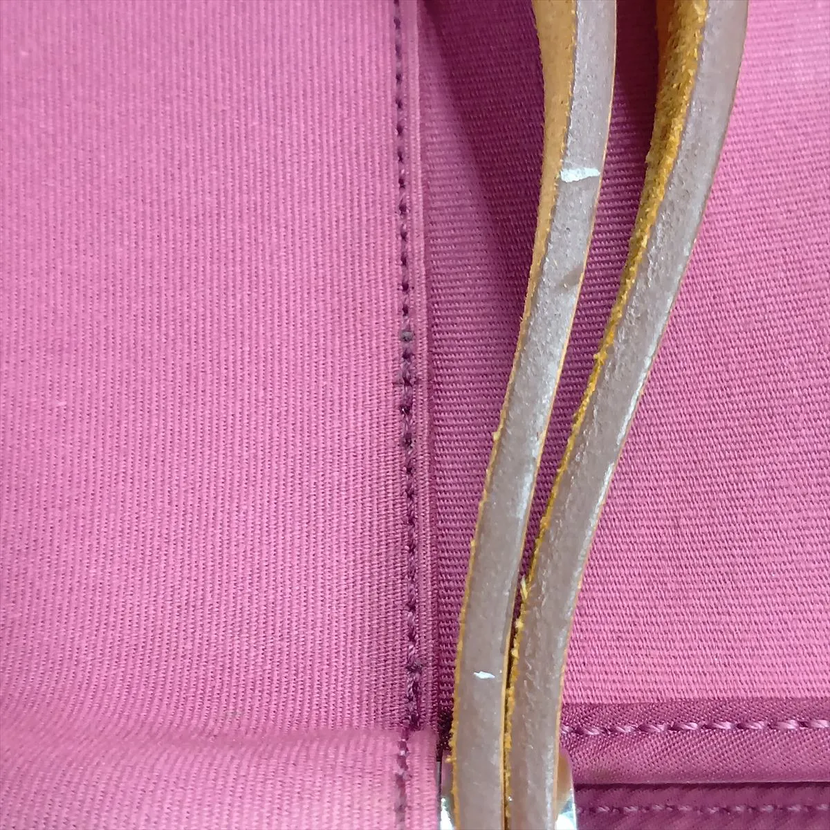 Cabas Elan 39 PM Toile Officier x Leather Purple Silver Hardware O:2011 — view 12