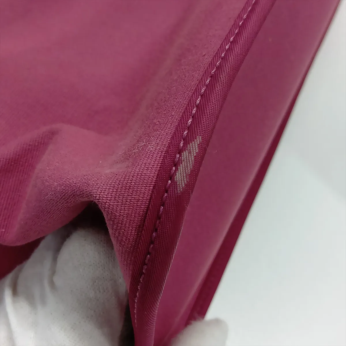 Cabas Elan 39 PM Toile Officier x Leather Purple Silver Hardware O:2011 — view 14