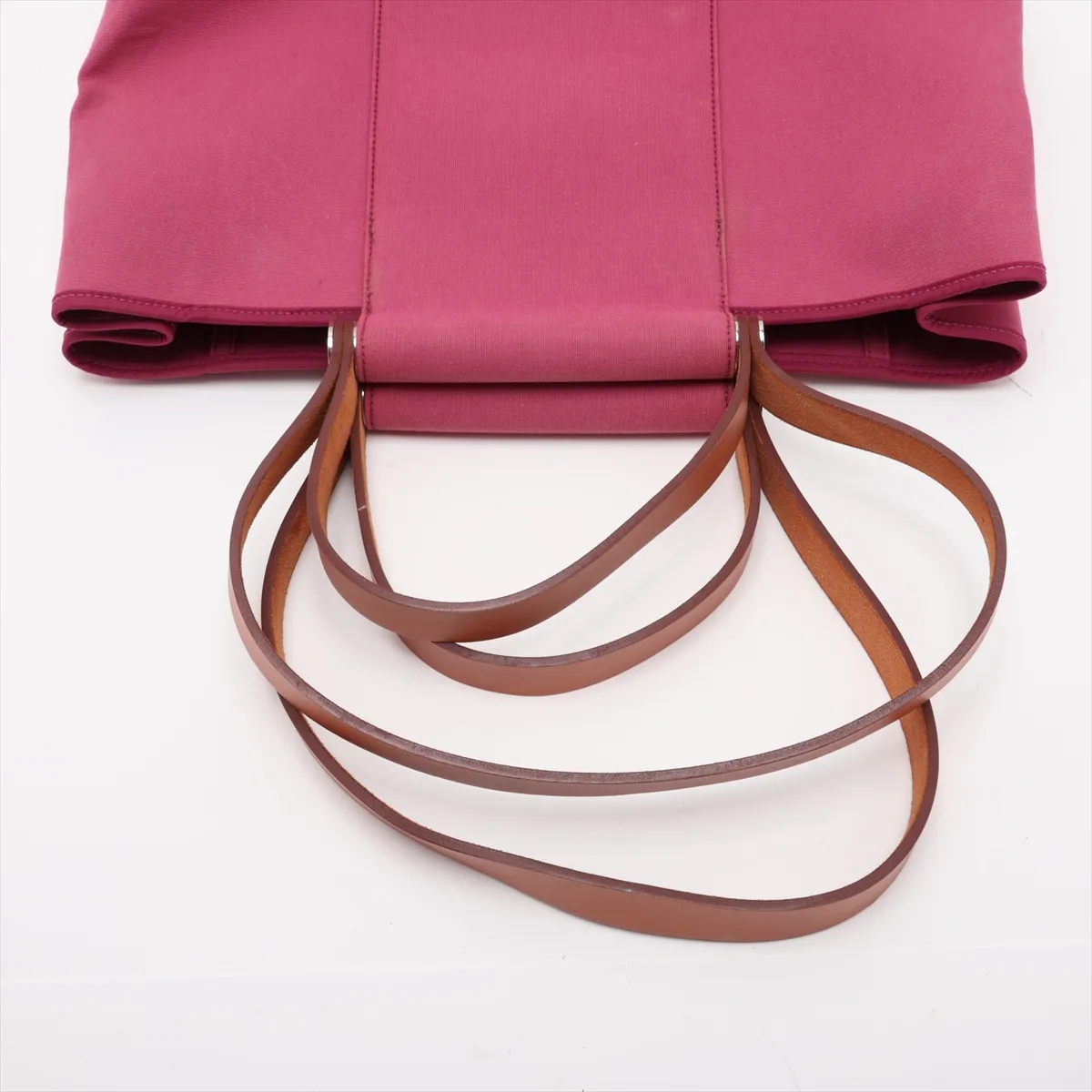 Cabas Elan 39 PM Toile Officier x Leather Purple Silver Hardware O:2011 — view 5