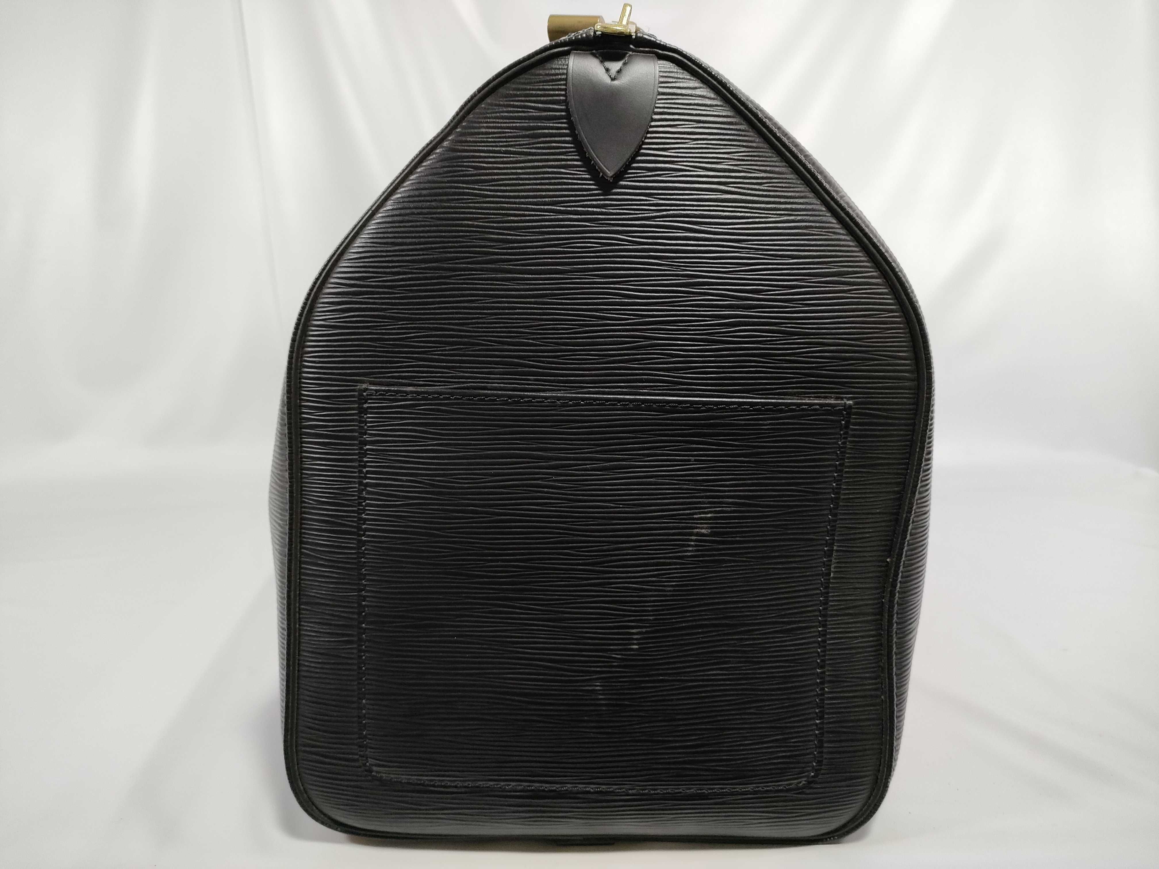 Epi Keepall 50 Black Boston Bag — view 8