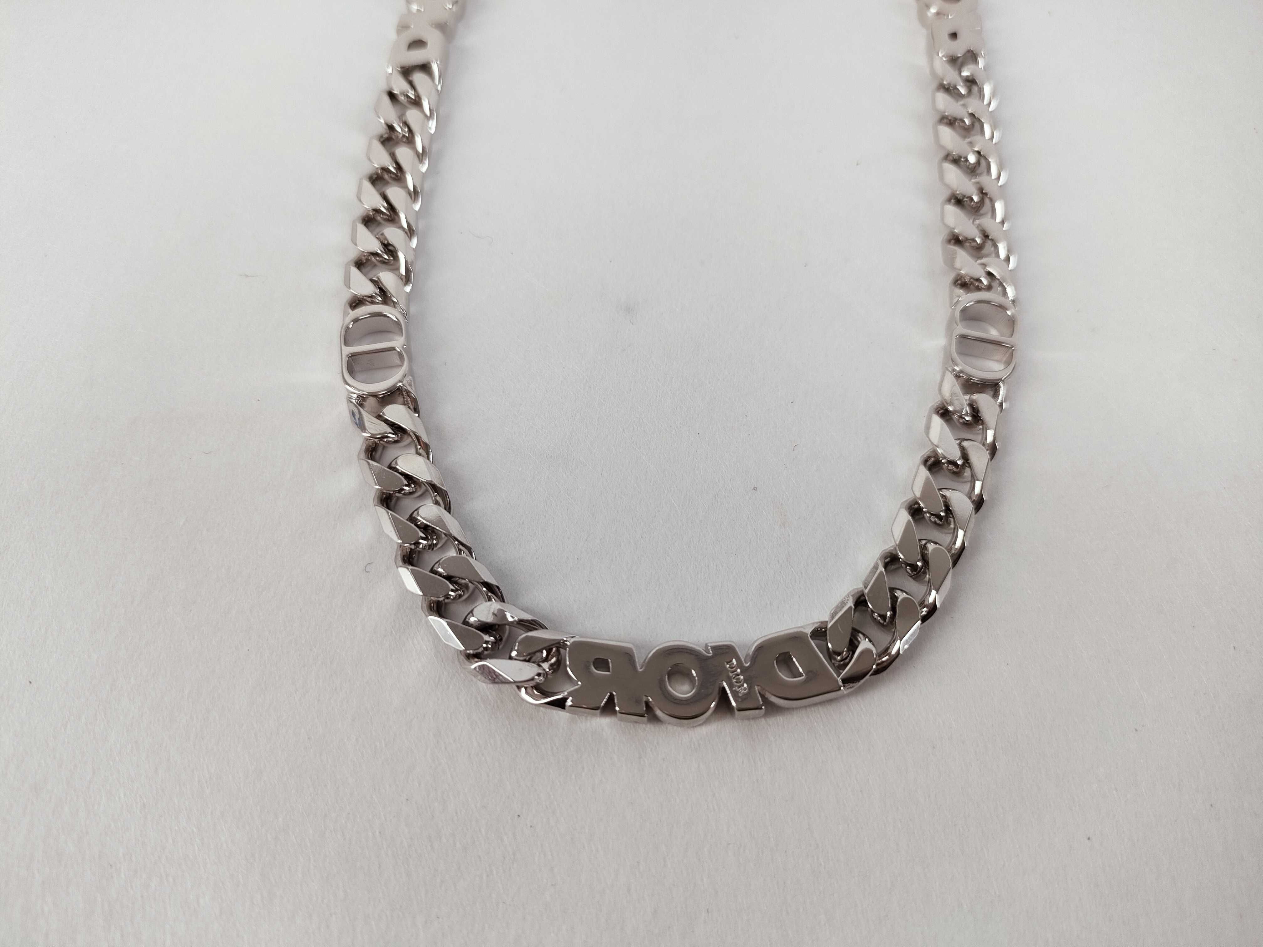 Crystal Chain Link Necklace — view 2