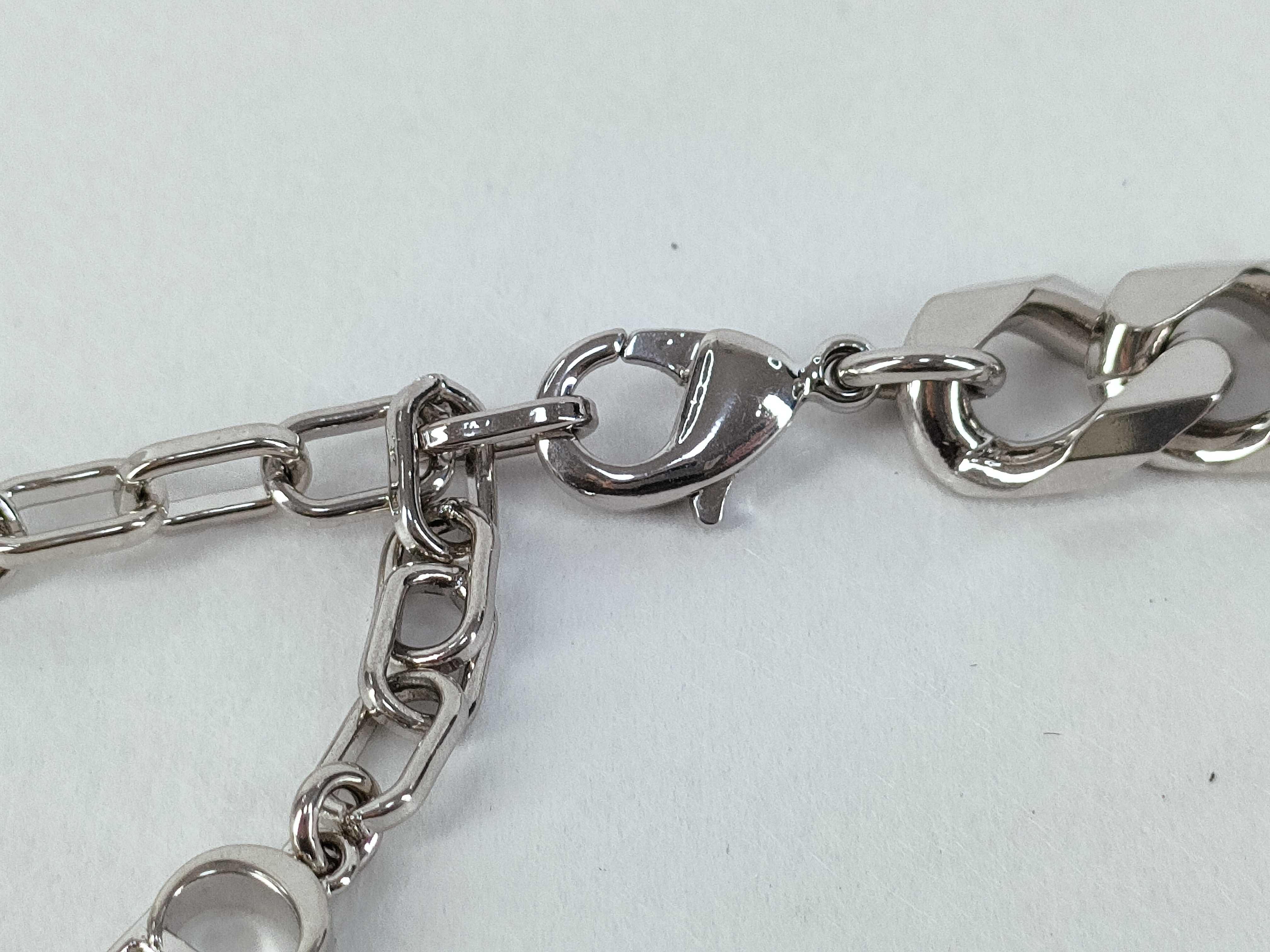 Crystal Chain Link Necklace — view 4