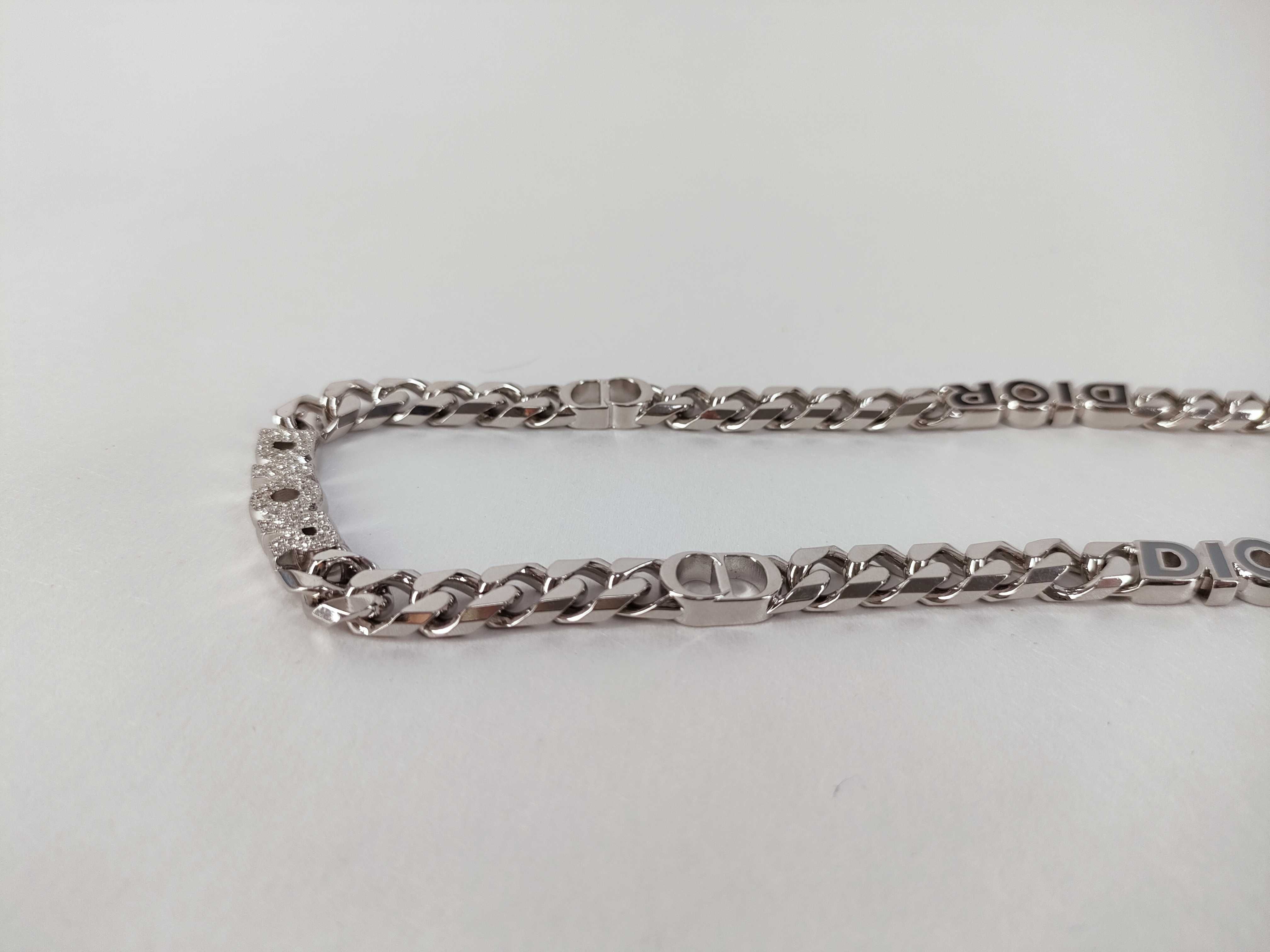 Crystal Chain Link Necklace — view 7