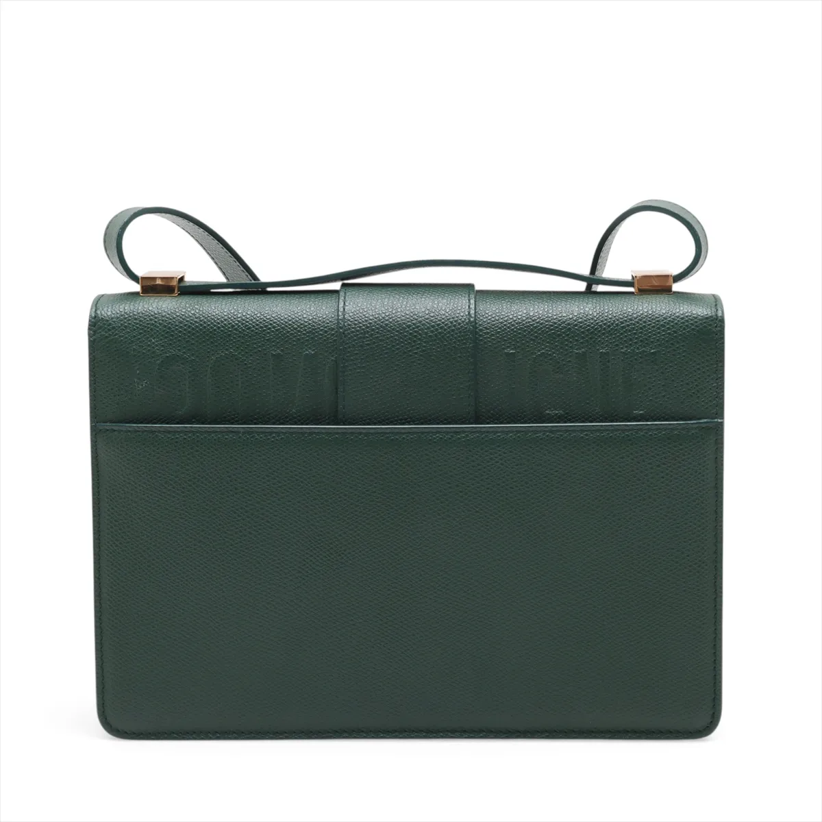 Montaigne 30 Leather Shoulder Bag, Green — view 2