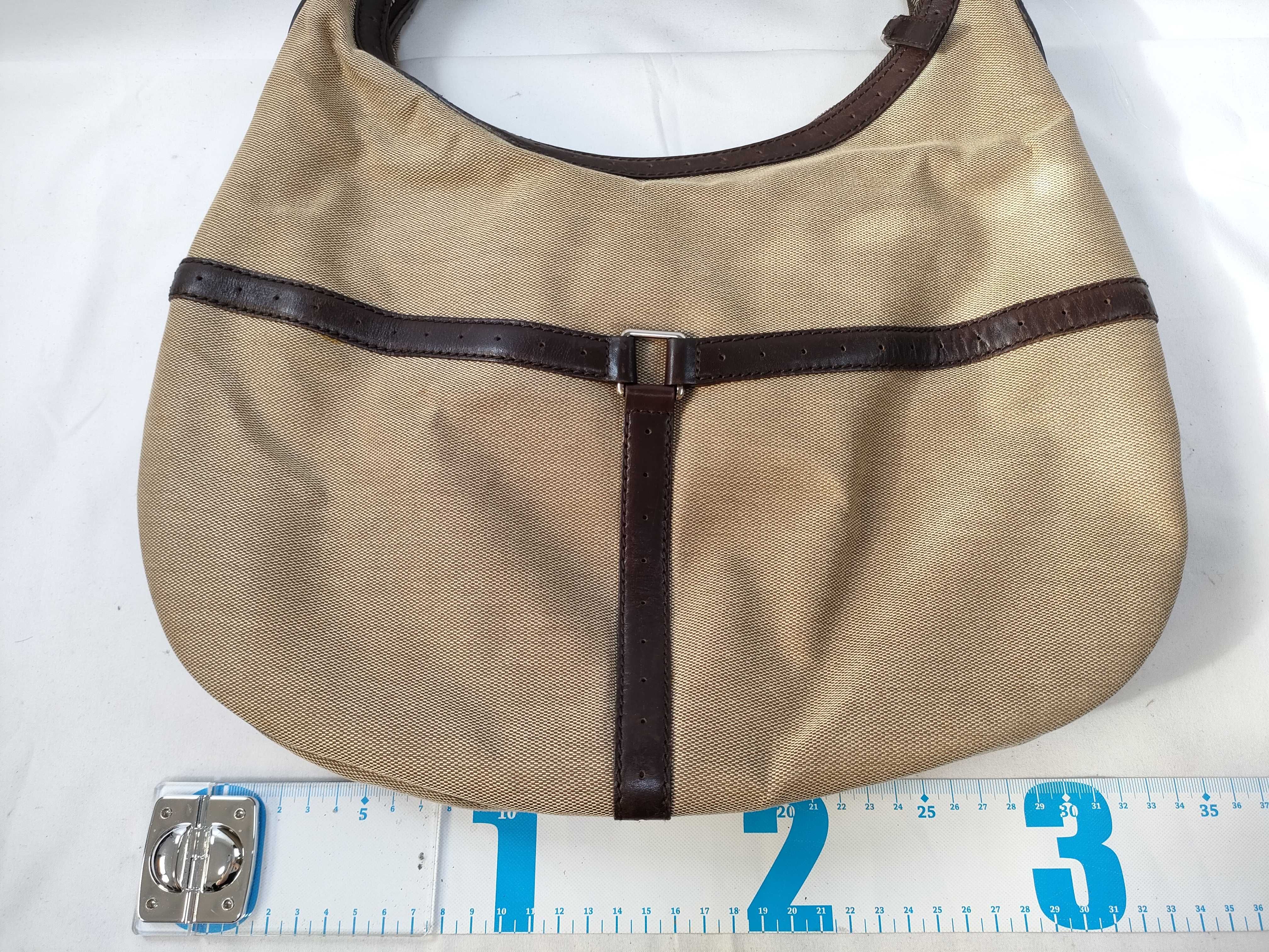Interlocking Canvas Shoulder Bag Handbag — view 2