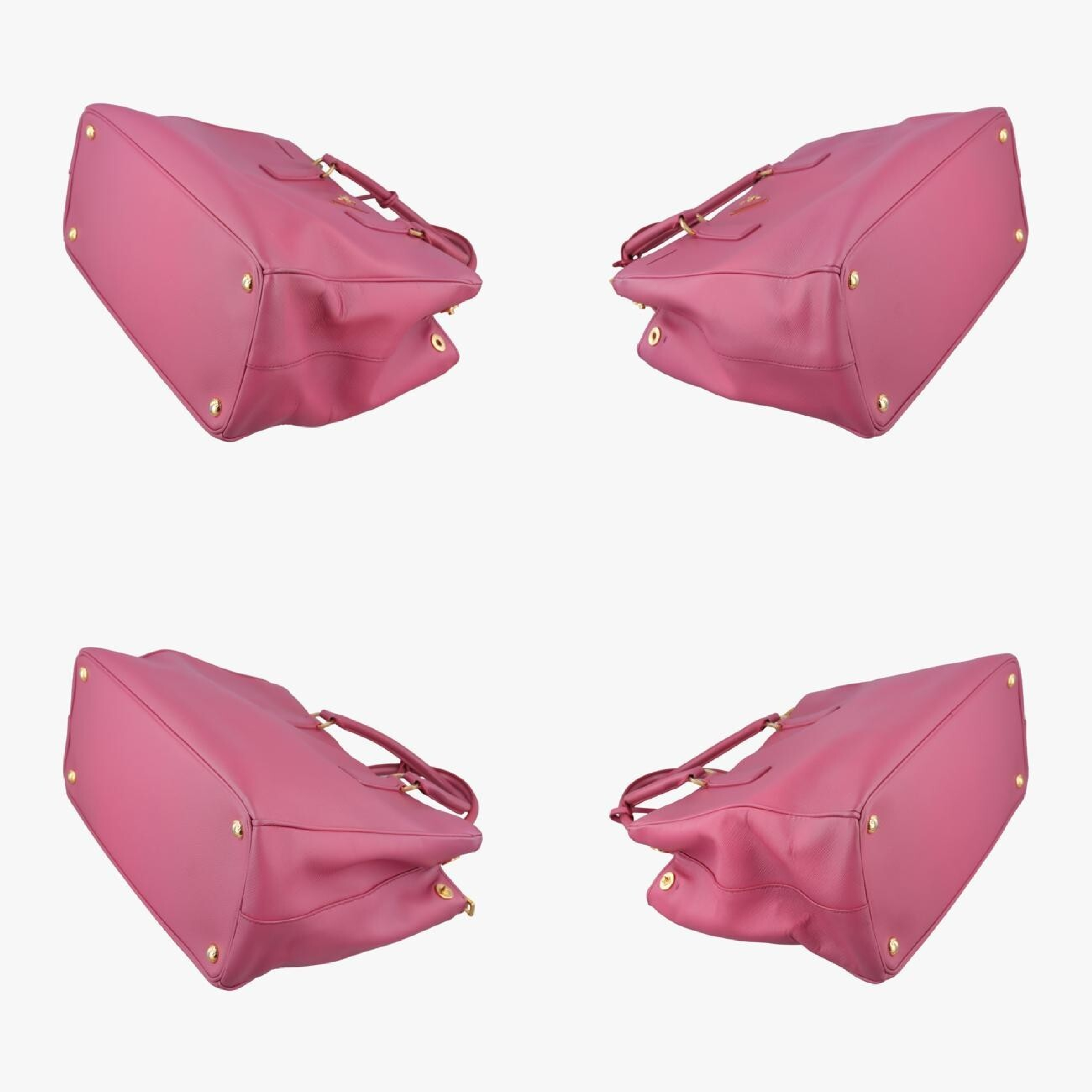 Galleria Pink Saffiano Leather Shoulder Bag BN1786 117 — view 4