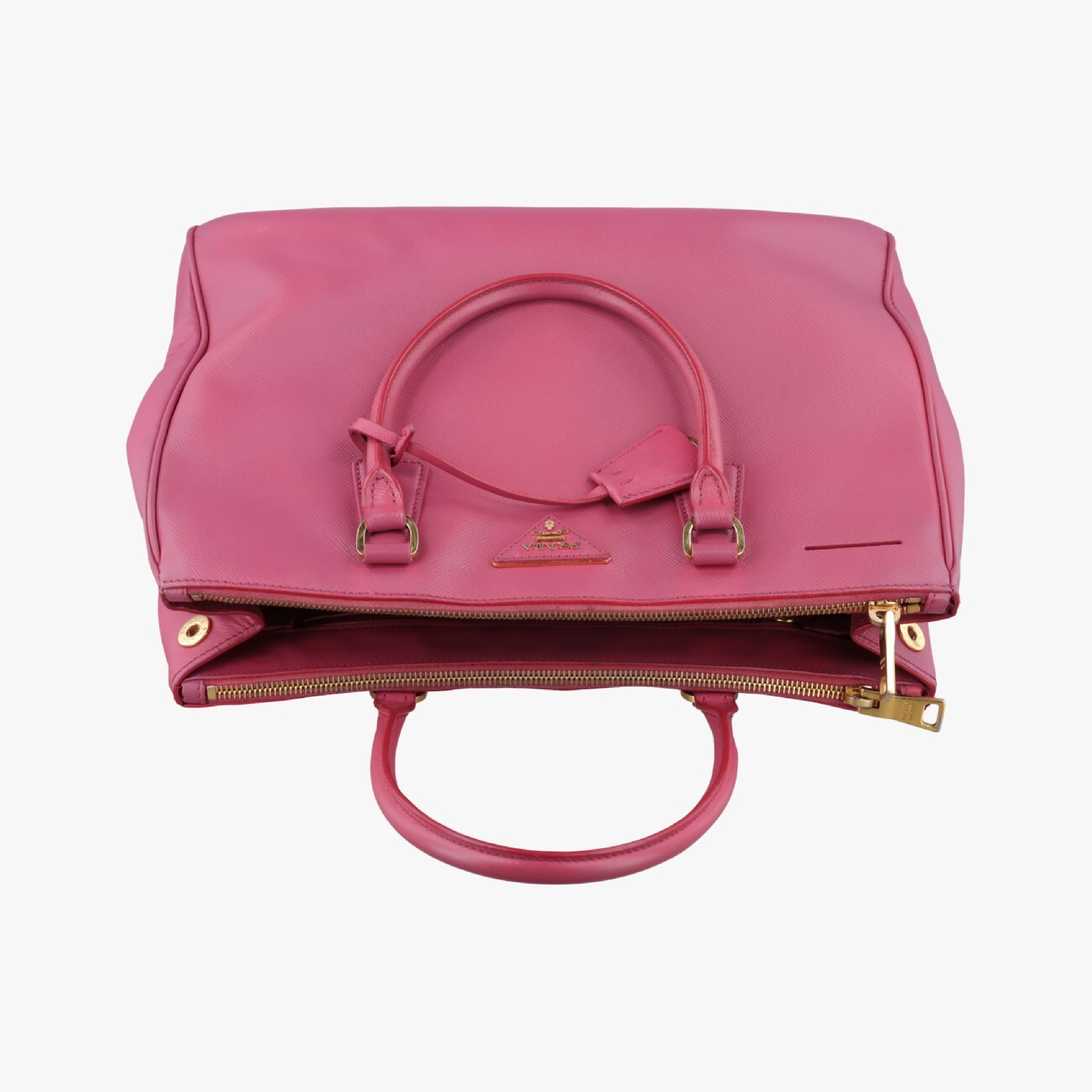 Galleria Pink Saffiano Leather Shoulder Bag BN1786 117 — view 5