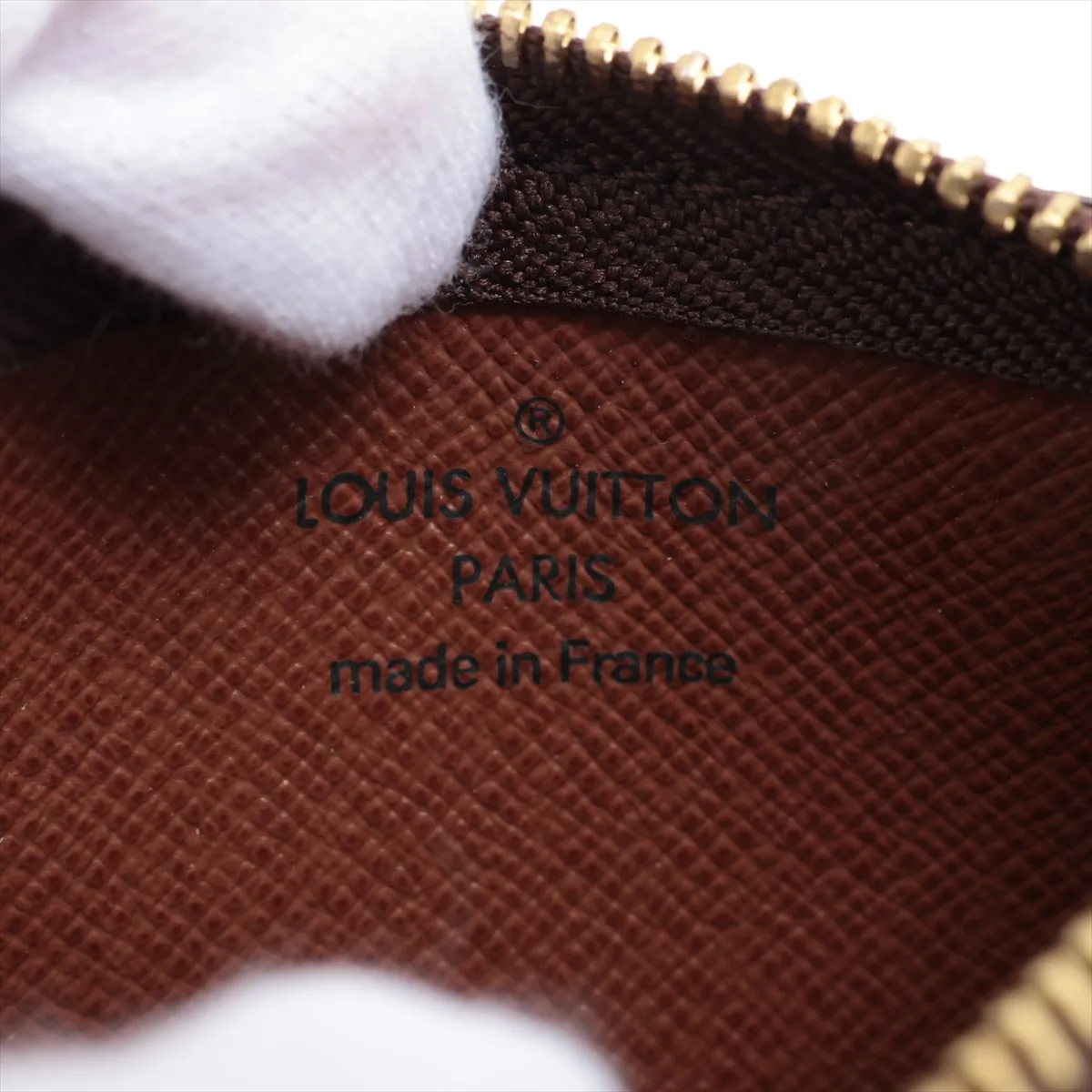Monogram Pochette Clé M62650 CT0098 Brown Coin Case — view 5