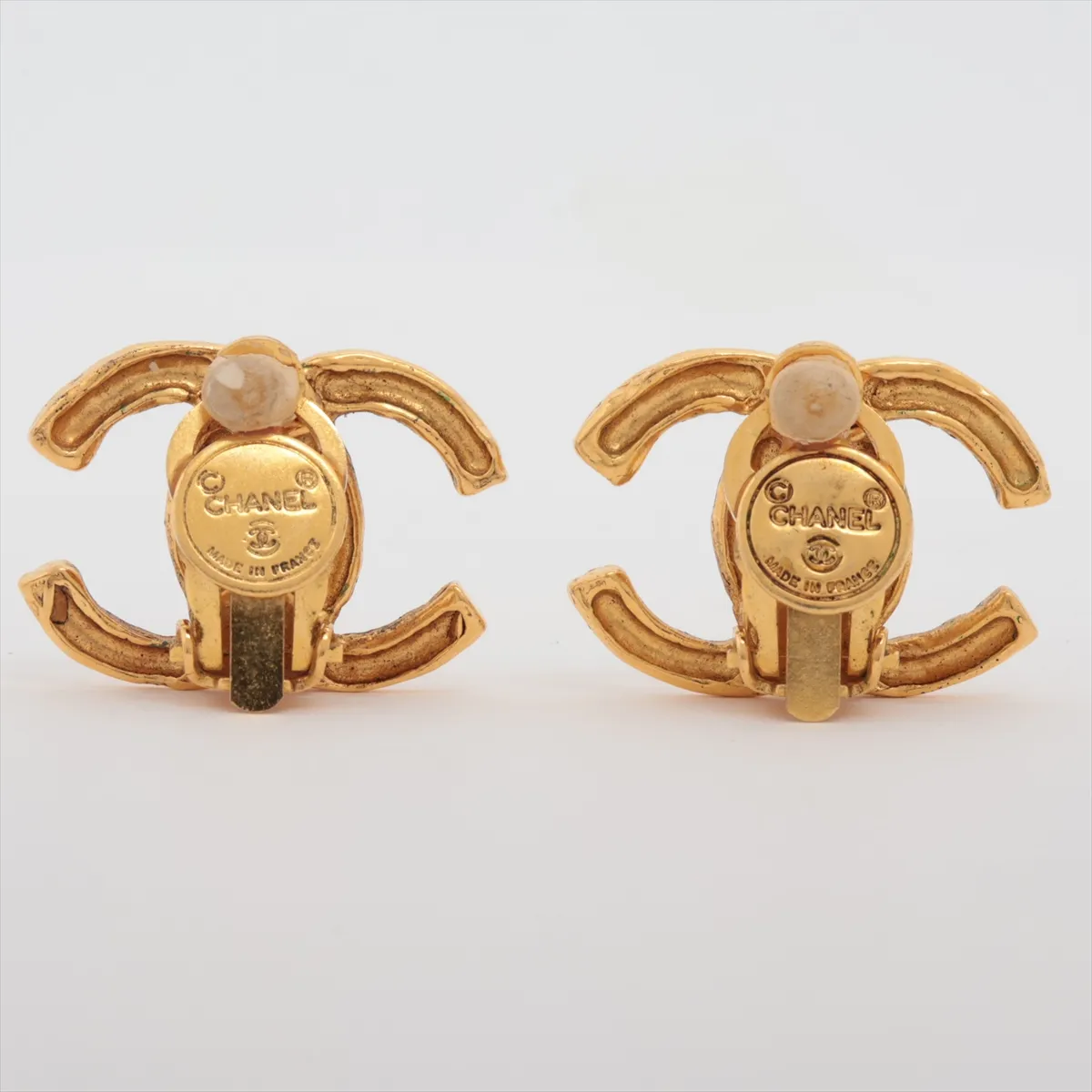 Coco Mark Earrings (Pair) GP Gold - — view 2