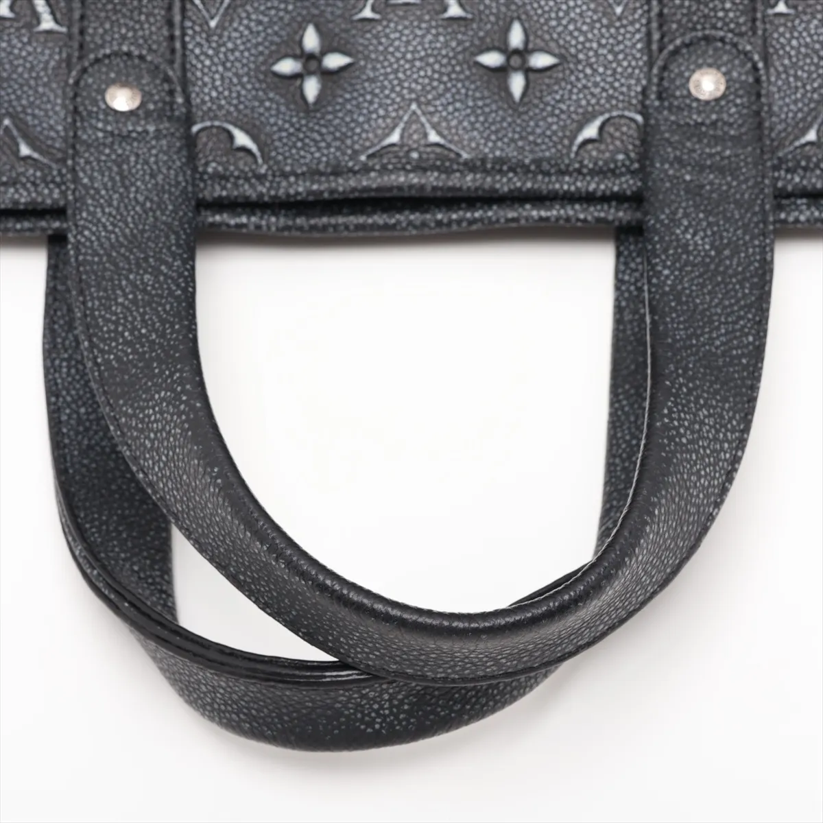 Monogram Cowhide Trolley Tote M21371 Black (RFID detected) — view 5