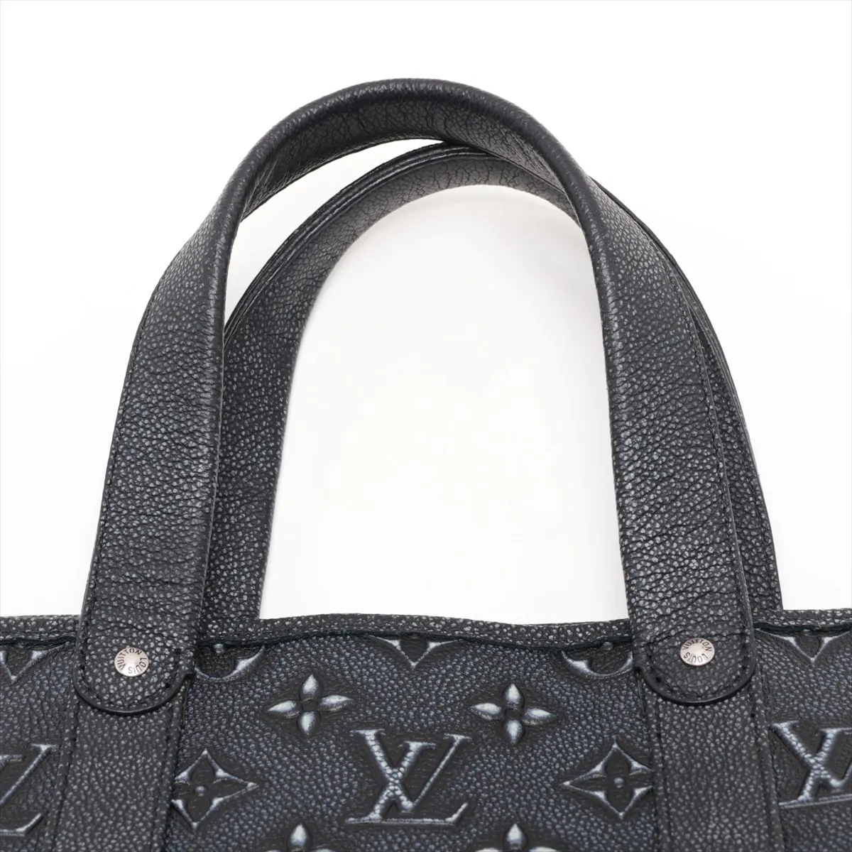 Monogram Cowhide Trolley Tote M21371 Black (RFID detected) — view 6