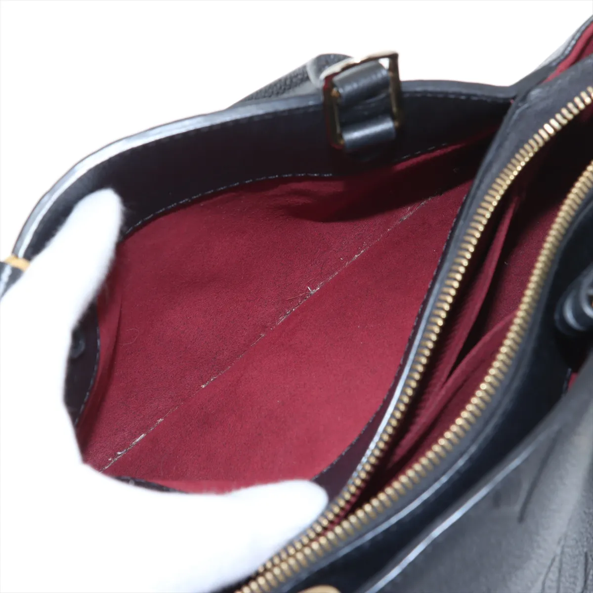 Monogram Empreinte Petit Palais PM M58916 Black Name tag broken RFID reaction available — view 11