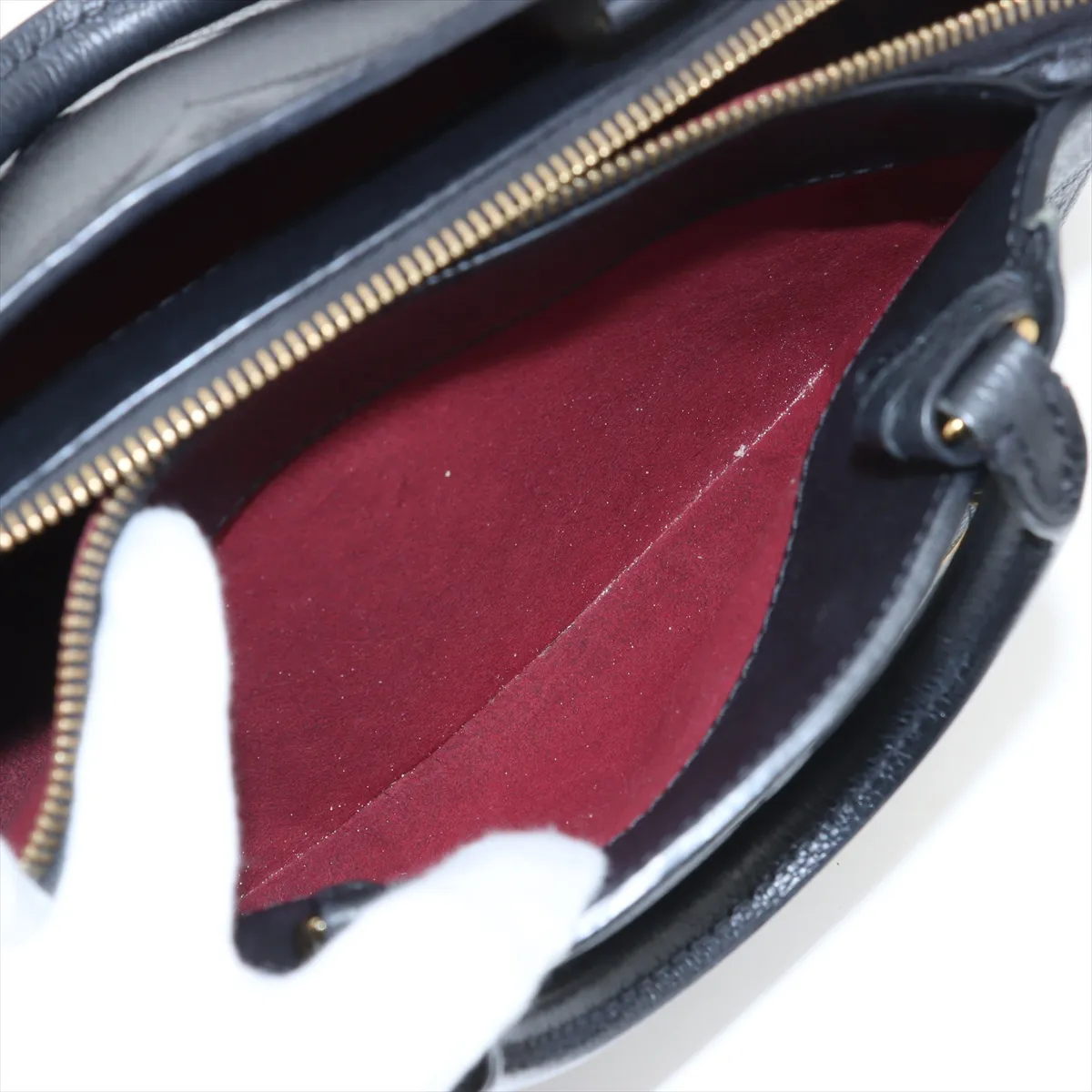 Monogram Empreinte Petit Palais PM M58916 Black Name tag broken RFID reaction available — view 12