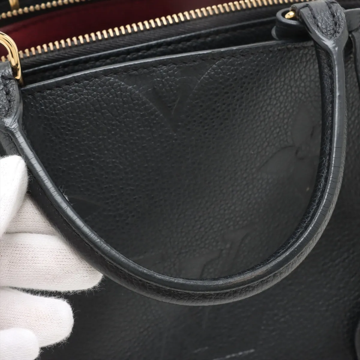 Monogram Empreinte Petit Palais PM M58916 Black Name tag broken RFID reaction available — view 15