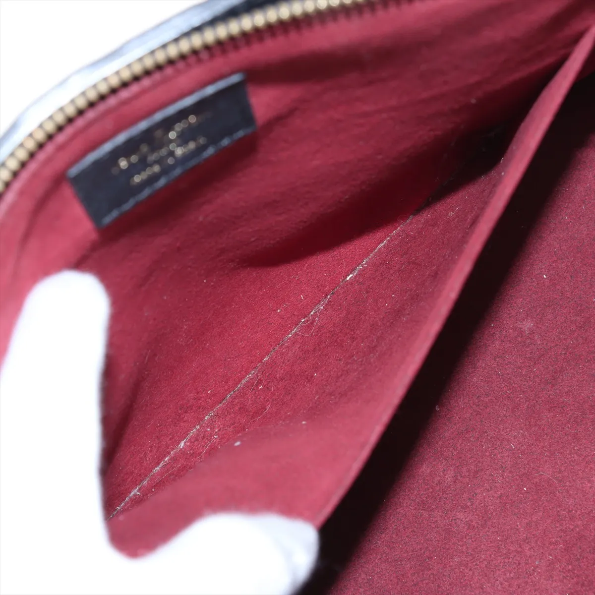 Monogram Empreinte Petit Palais PM M58916 Black Name tag broken RFID reaction available — view 9